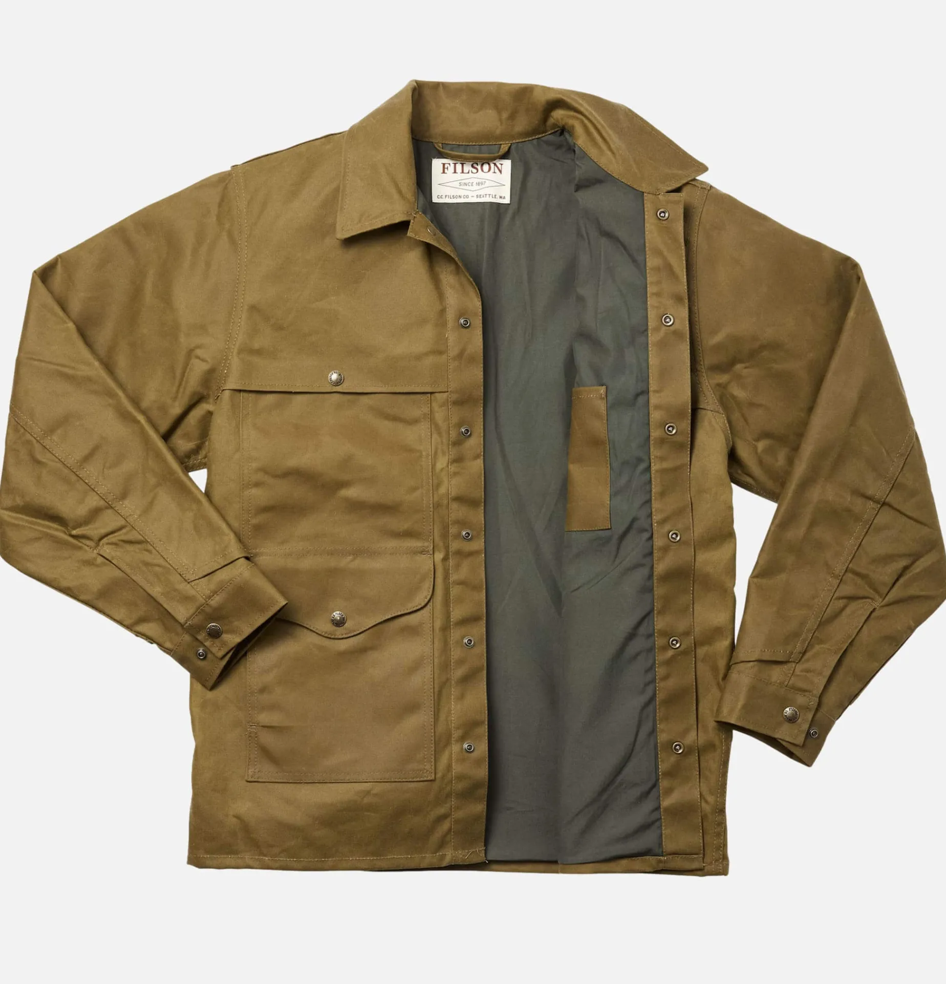 FILSON Lined Tin Cruiser Dark Tan