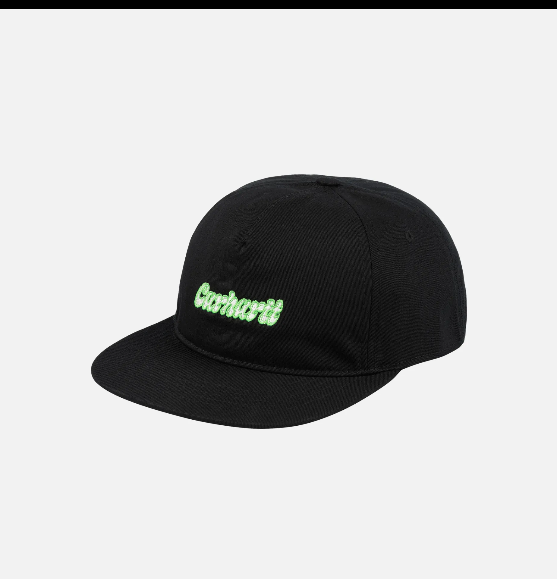 CARHARTT WIP Liquid Script Cap Black