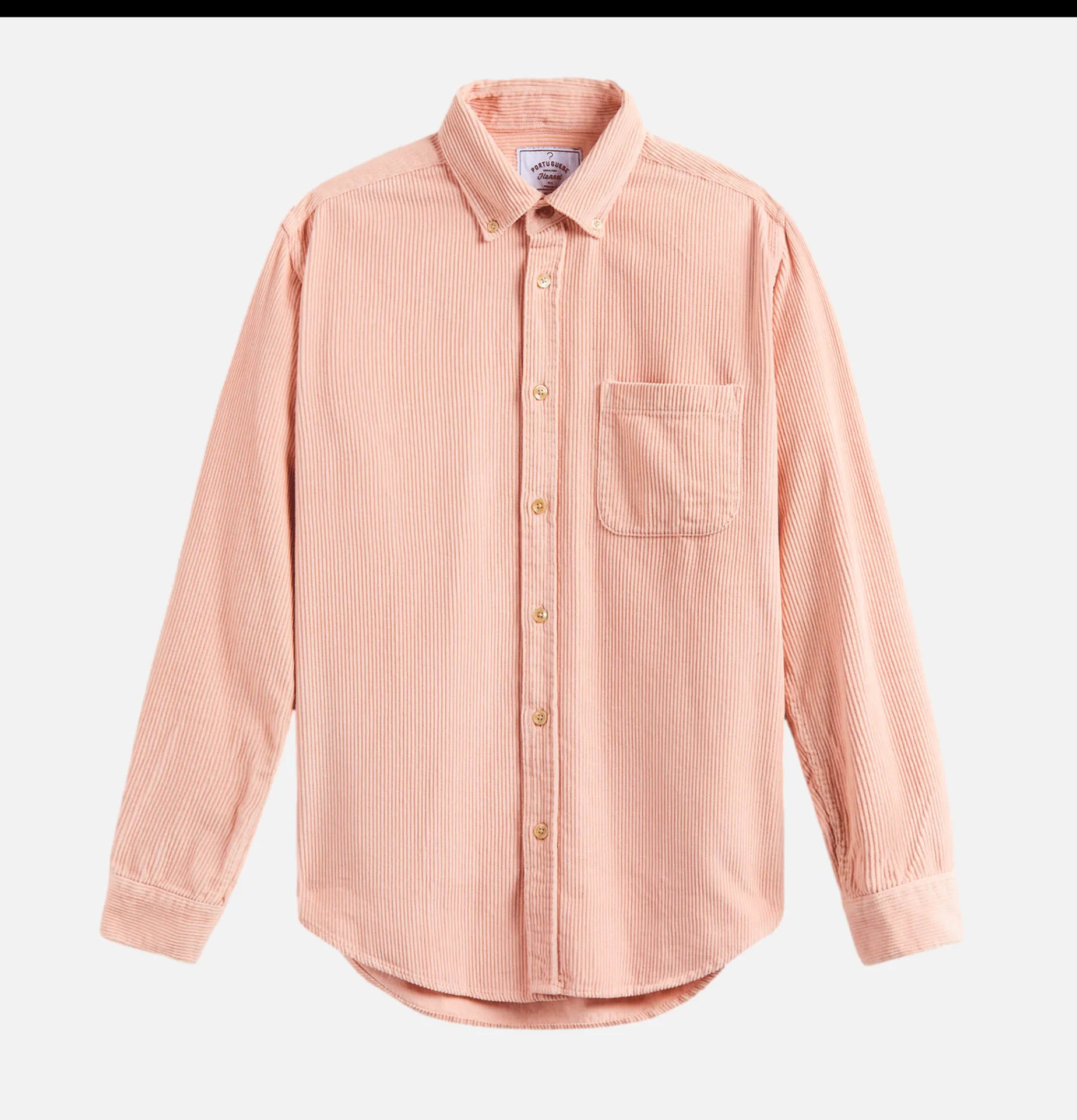 PORTUGUESE FLANNEL Lobo Cord Shirt Old Rose