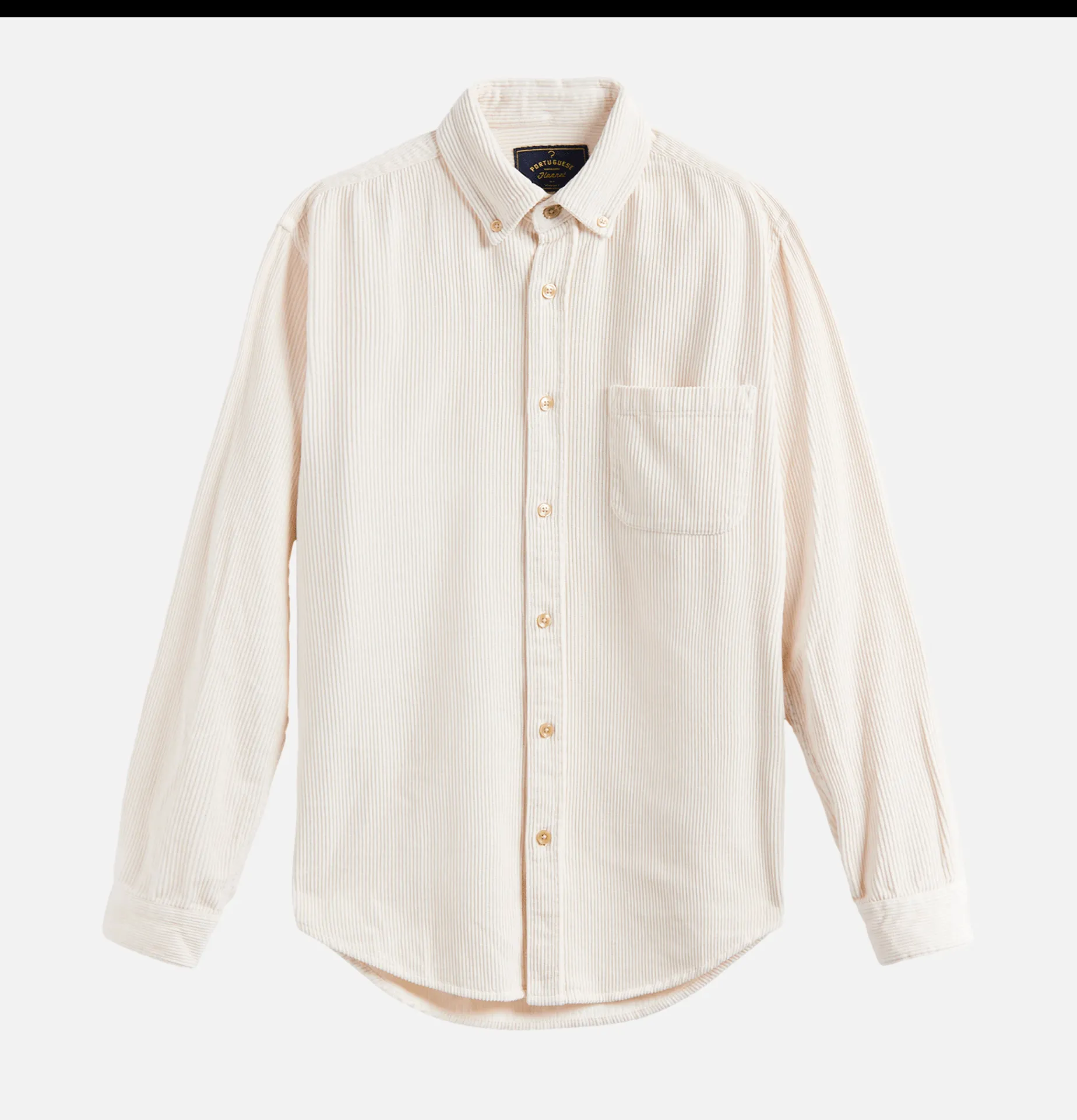 PORTUGUESE FLANNEL Lobo Ecru Shirt