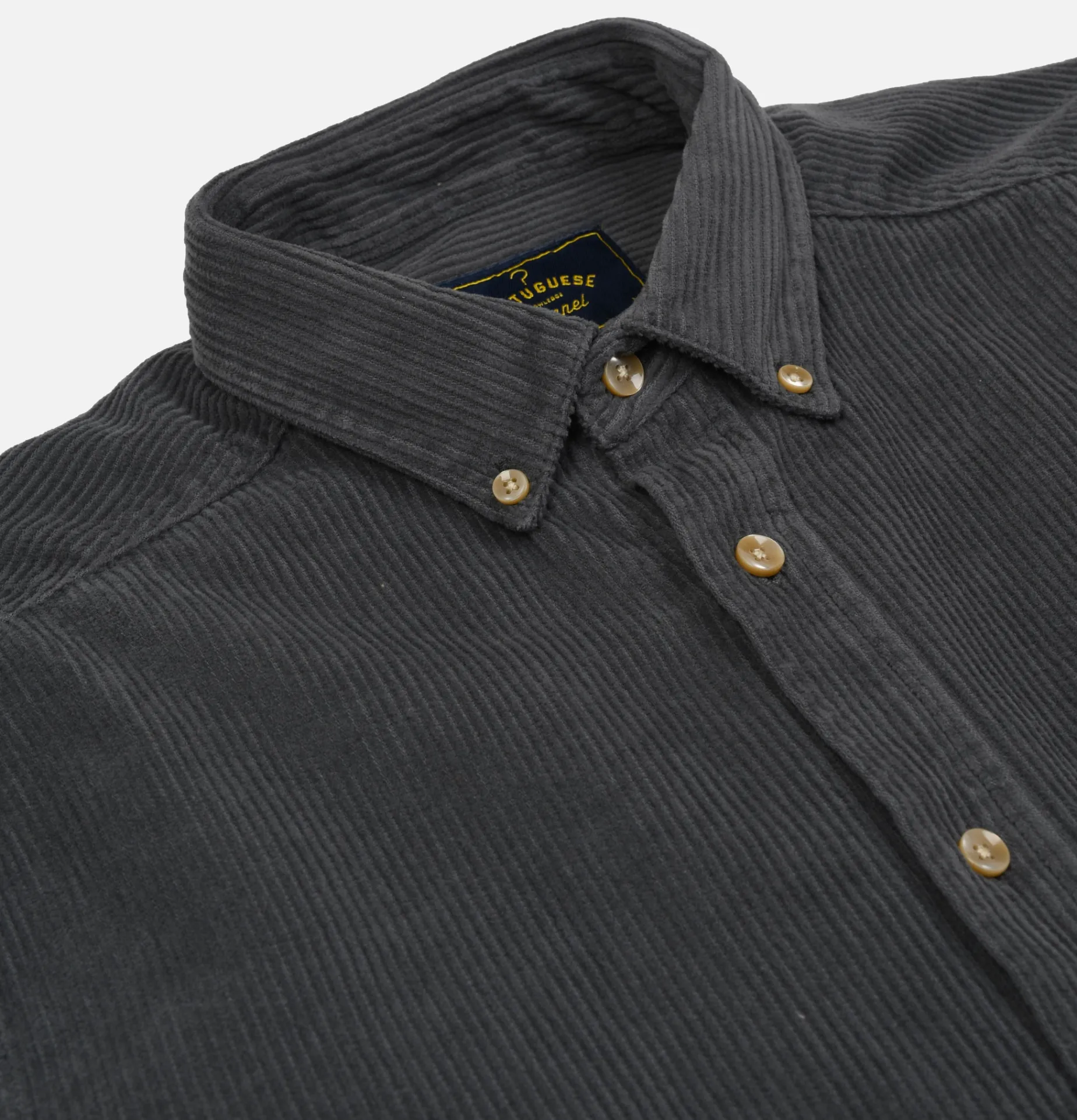 PORTUGUESE FLANNEL Lobo Shirt Anthracite