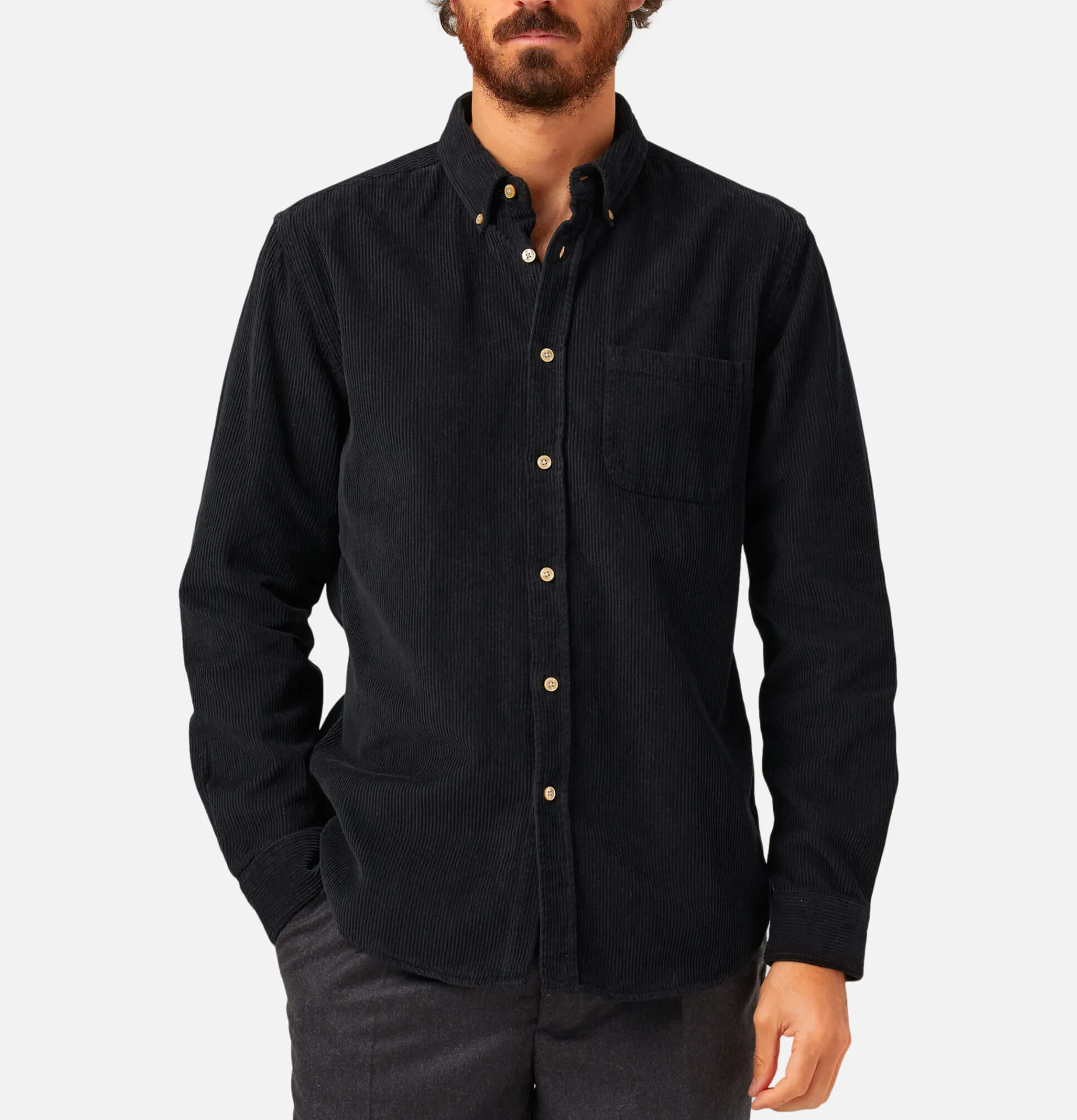 PORTUGUESE FLANNEL Lobo Shirt Black