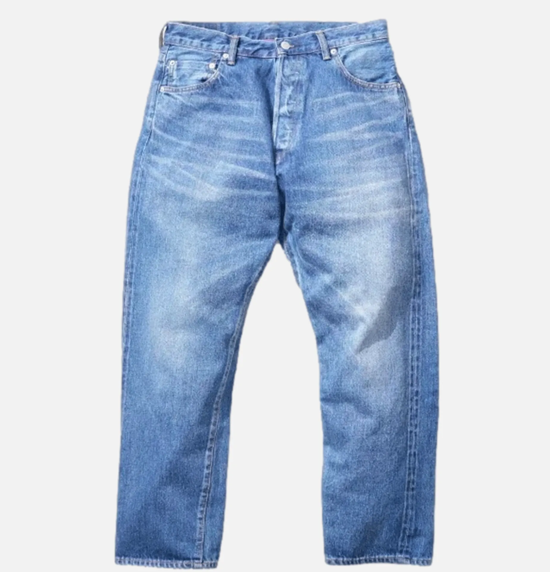 ORDINARY FITS Loose Ankle Denim Used Blue