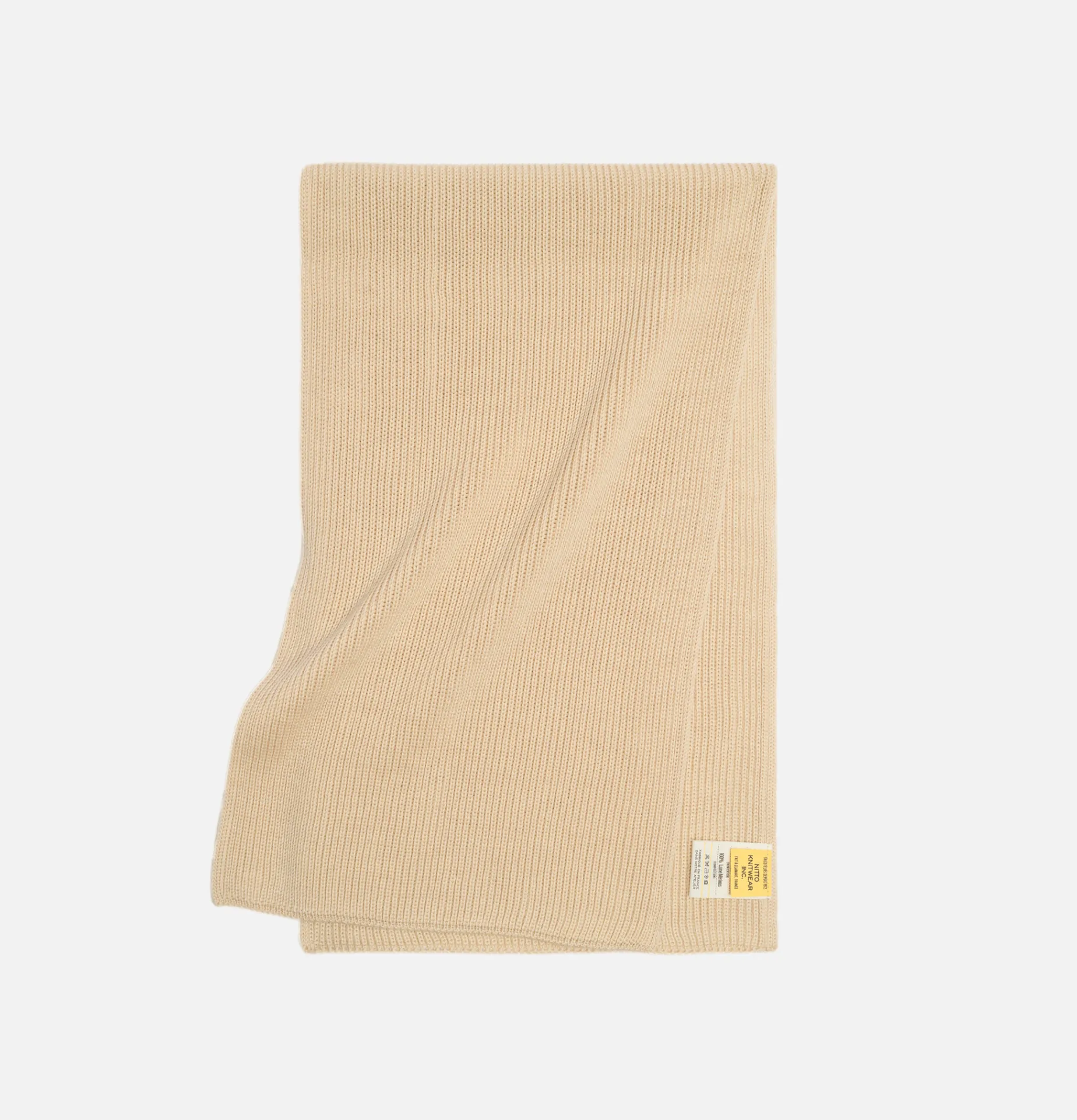 NITTO KNITWEAR Loris Scarf Natural