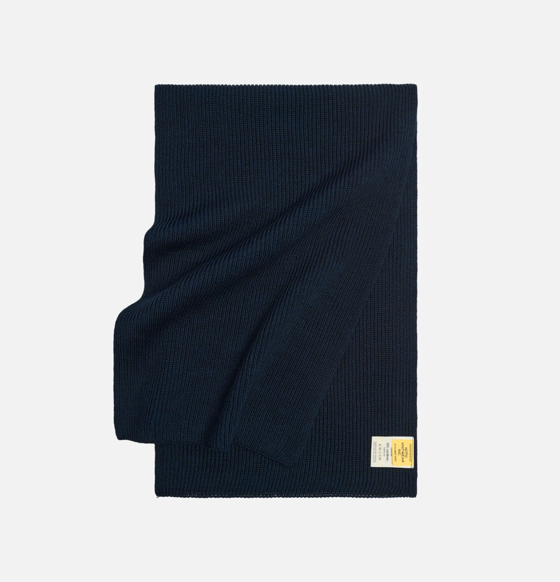 NITTO KNITWEAR Loris Scarf Navy