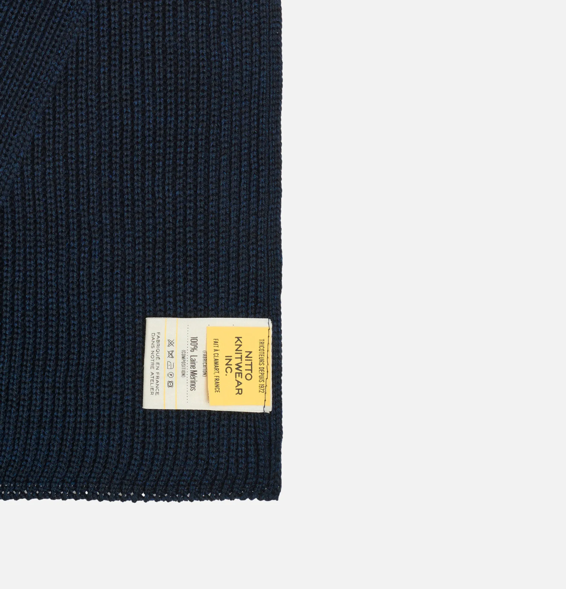 NITTO KNITWEAR Loris Scarf Navy