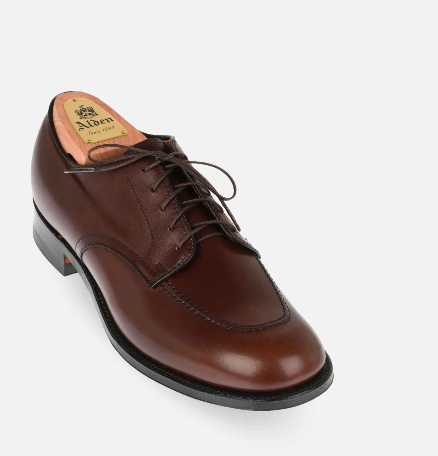 ALDEN SHOE CO M2608 - U-tip Shoes Brown Vegano