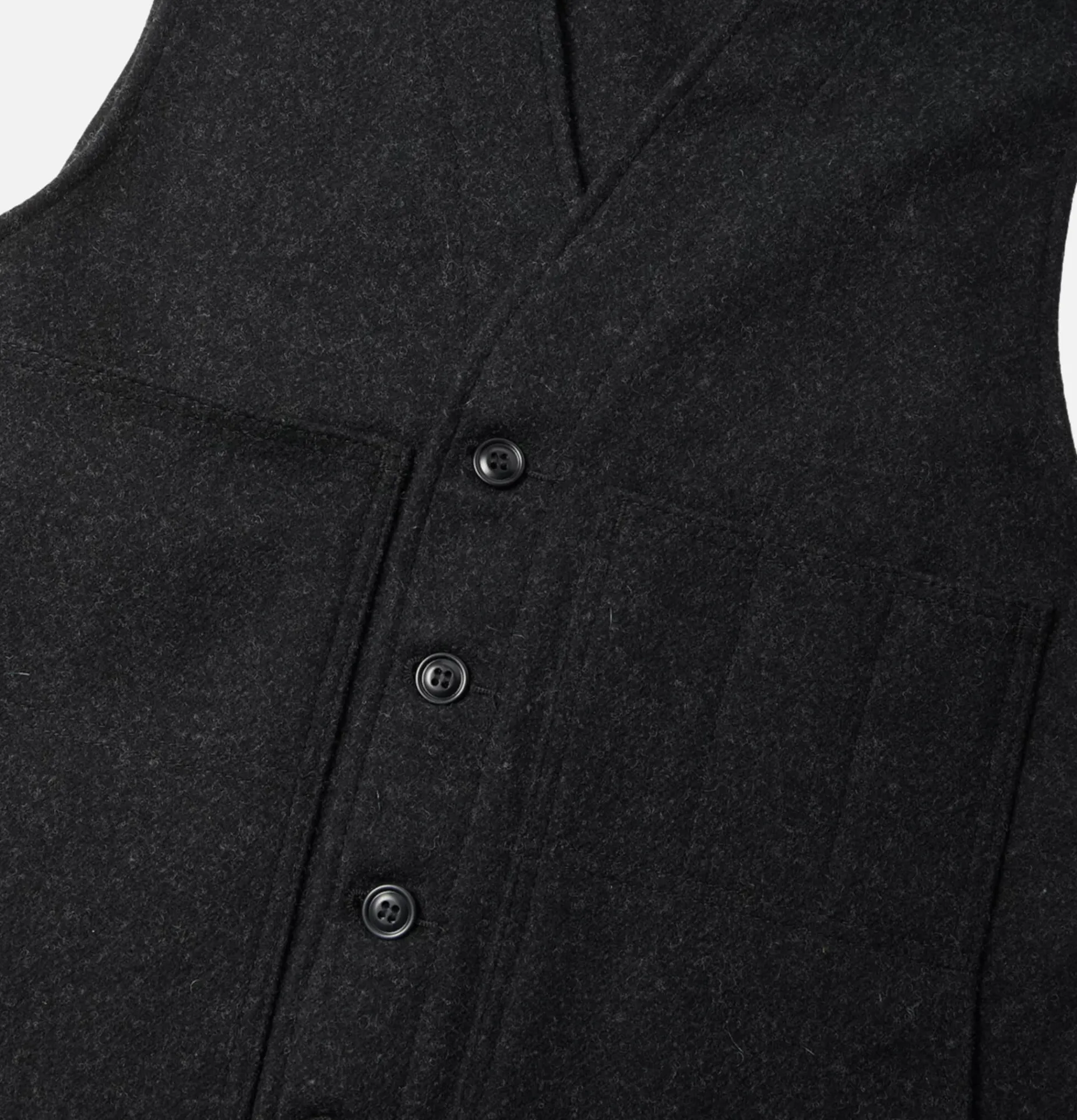 FILSON Mackinaw Wool Vest Charcoal