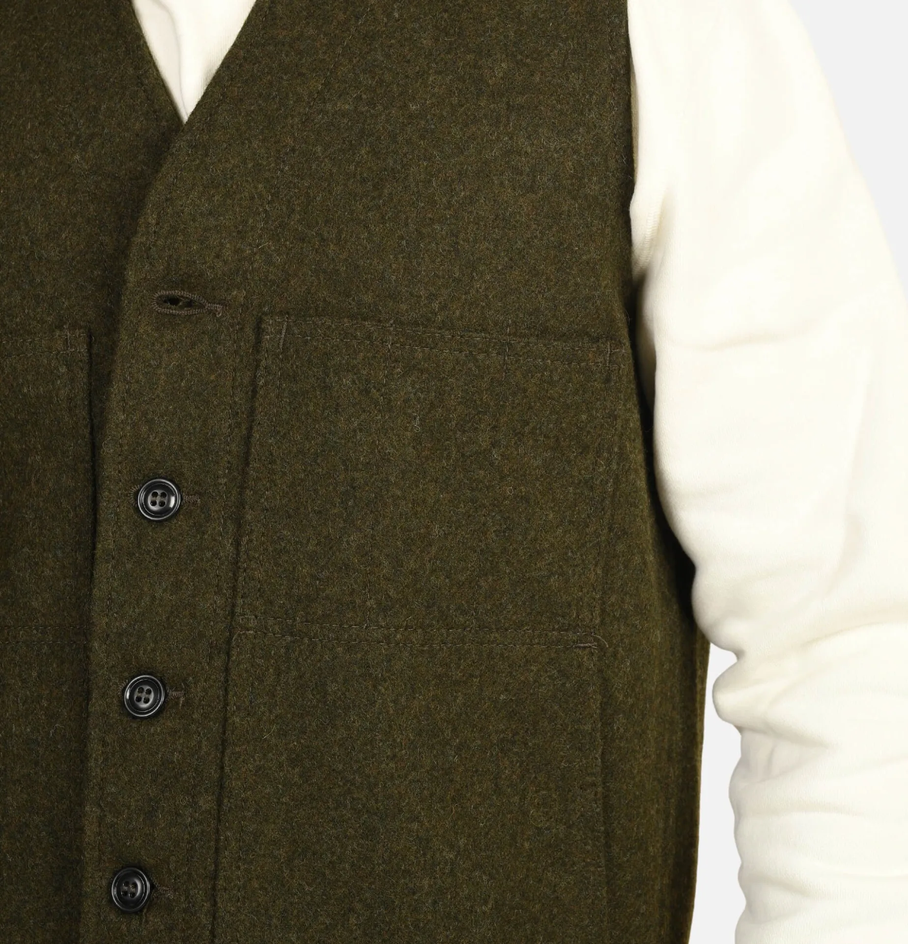 FILSON Mackinaw Wool Vest Forest Green