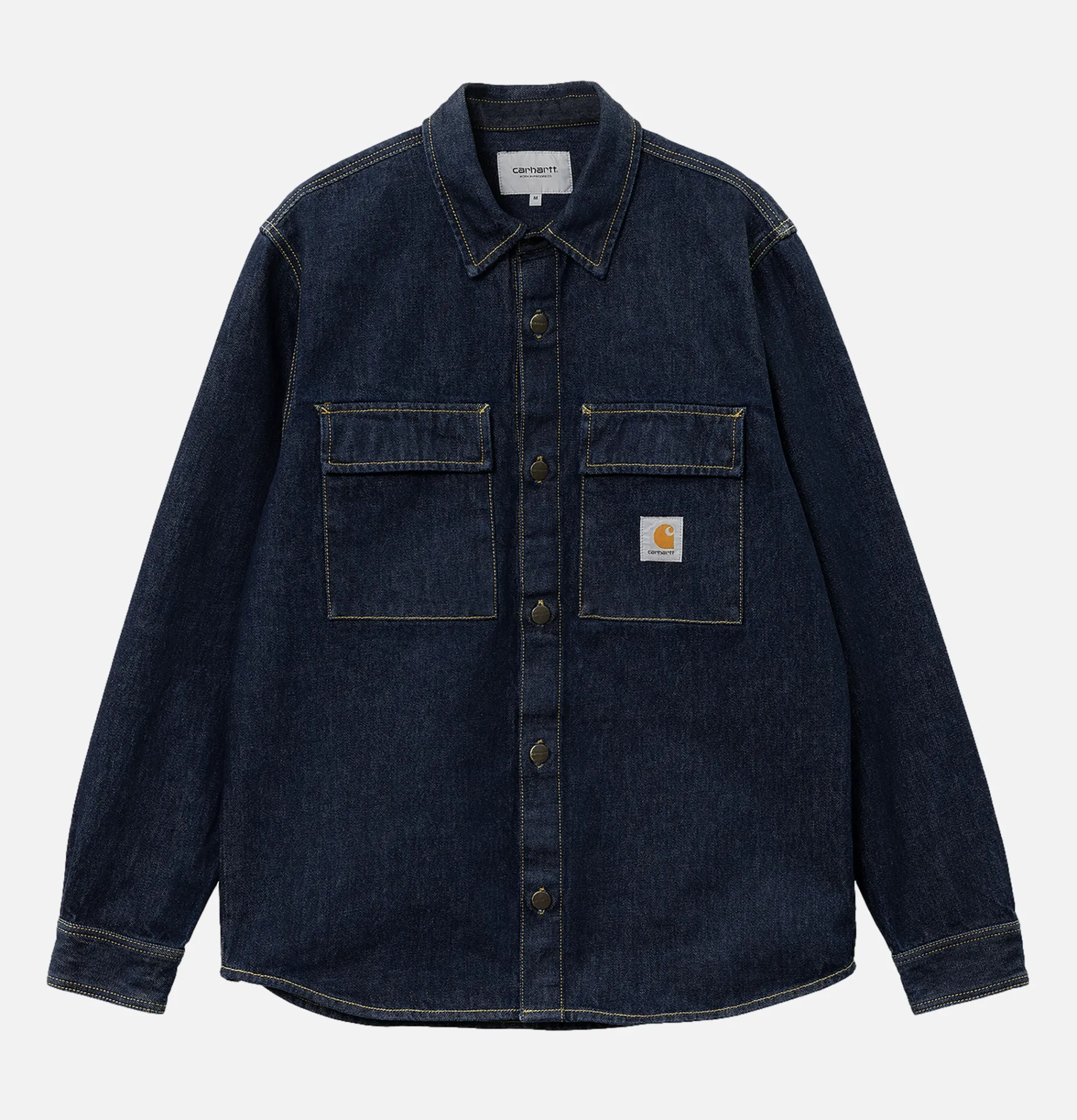 CARHARTT WIP Manny Shirt Blue Rinsed