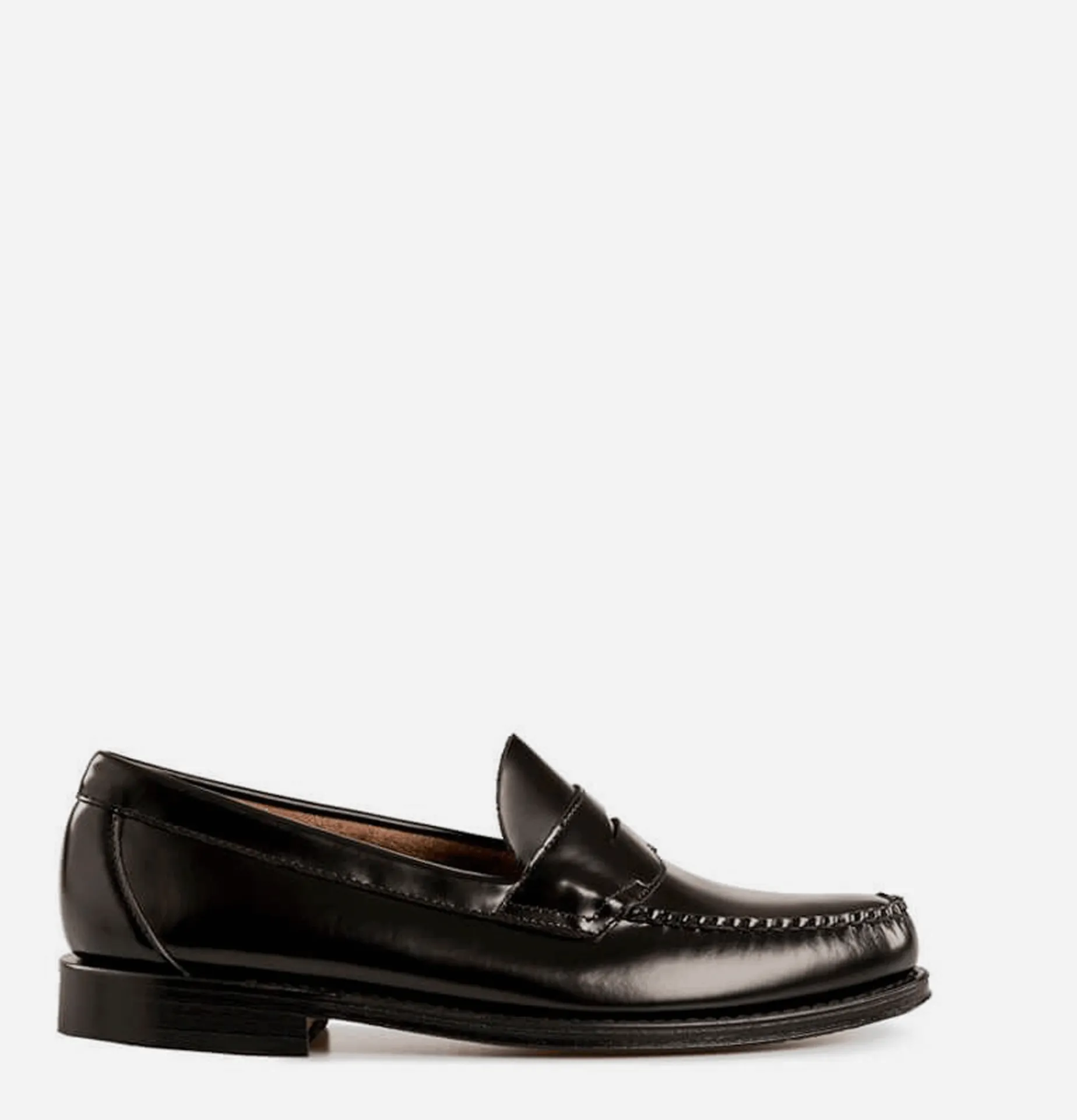 G.H. BASS Mens Mocassin Penny Logan Black