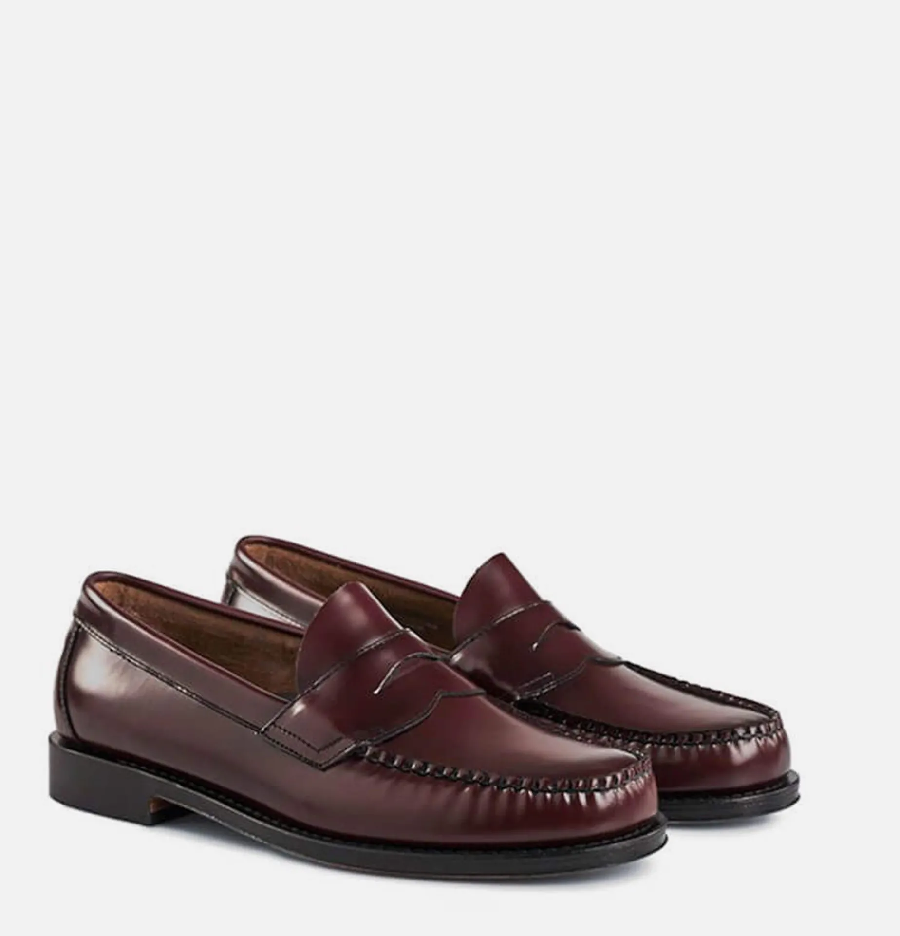 G.H. BASS Mens Penny Logan Wine