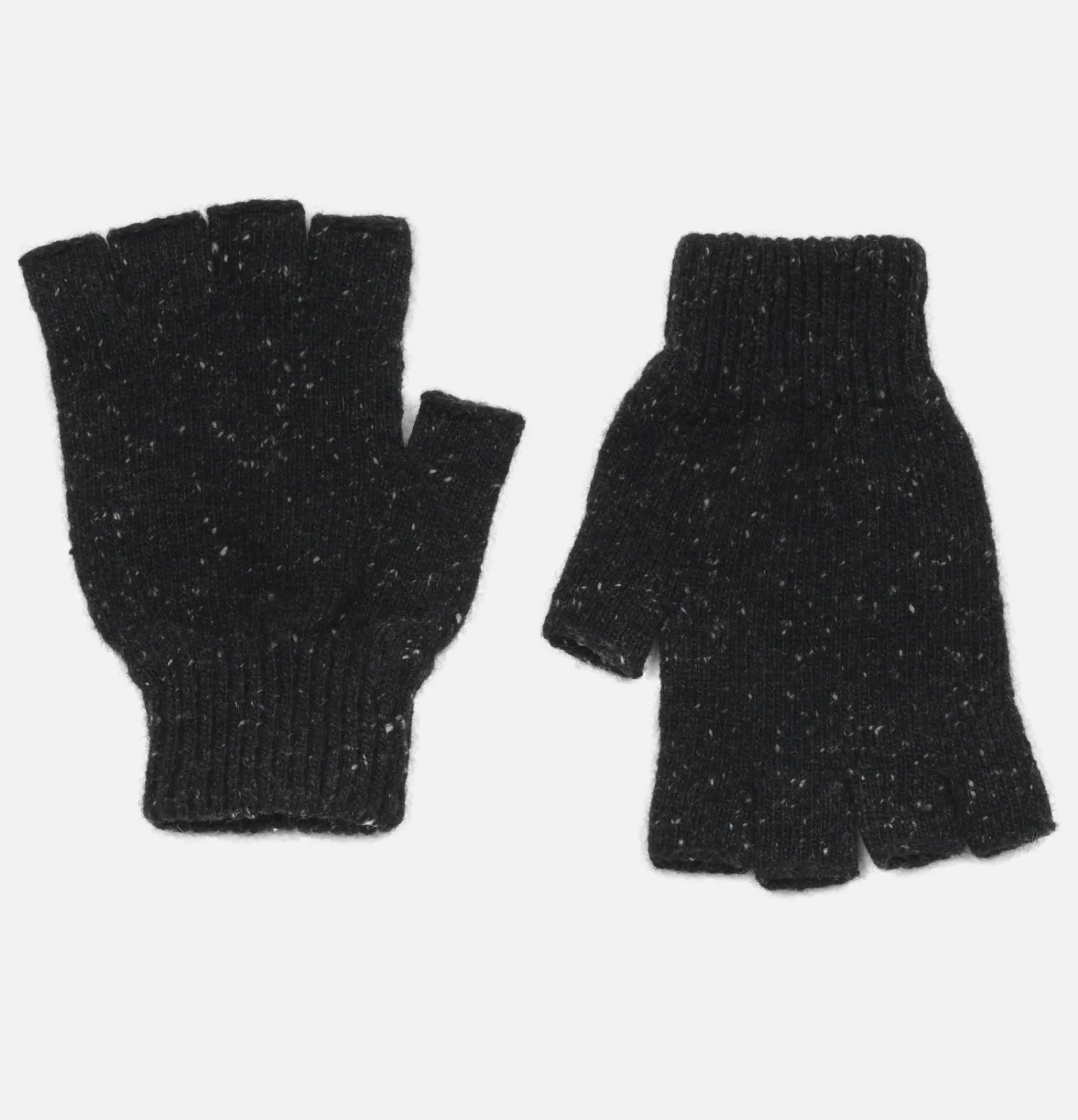 ROBERT MACKIE Mittens Donegal Sheelin Black gloves