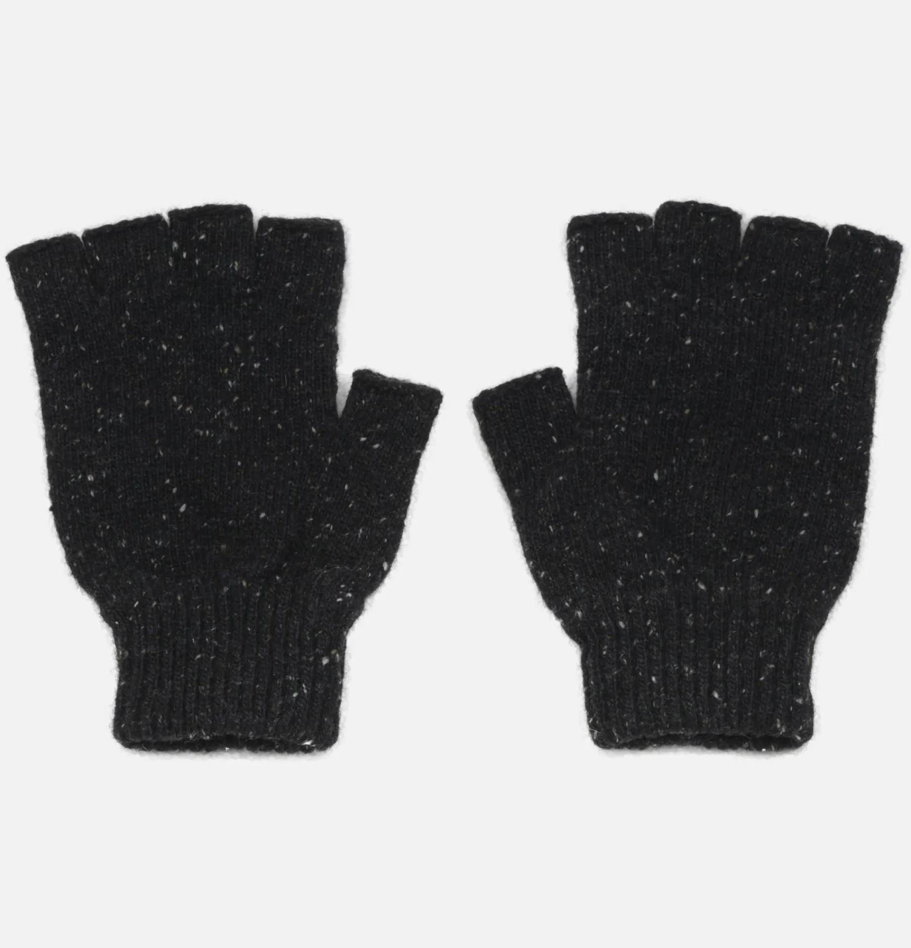 ROBERT MACKIE Mittens Donegal Sheelin Black gloves