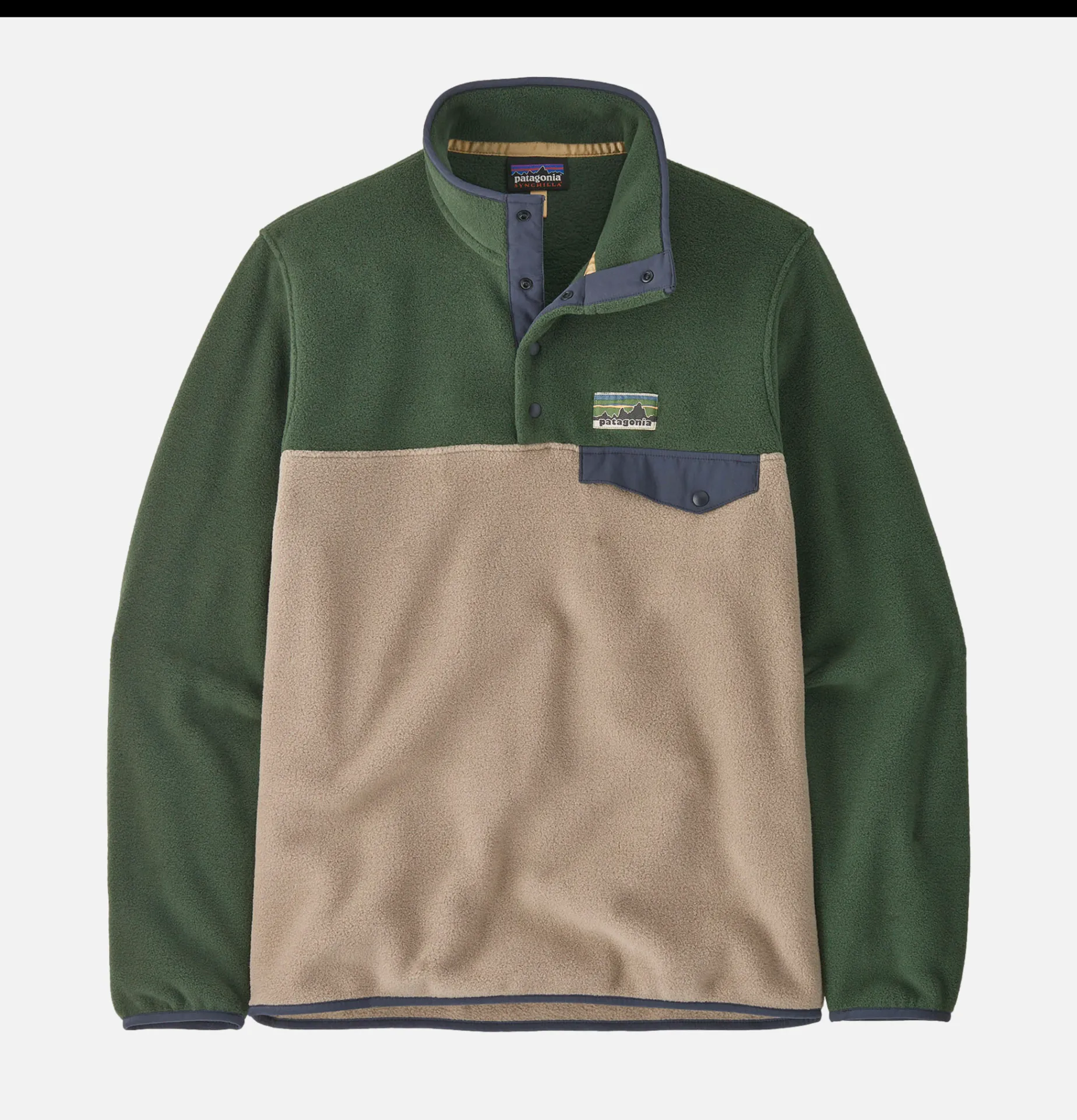 PATAGONIA M's Lw Synch Snap Seabird Grey