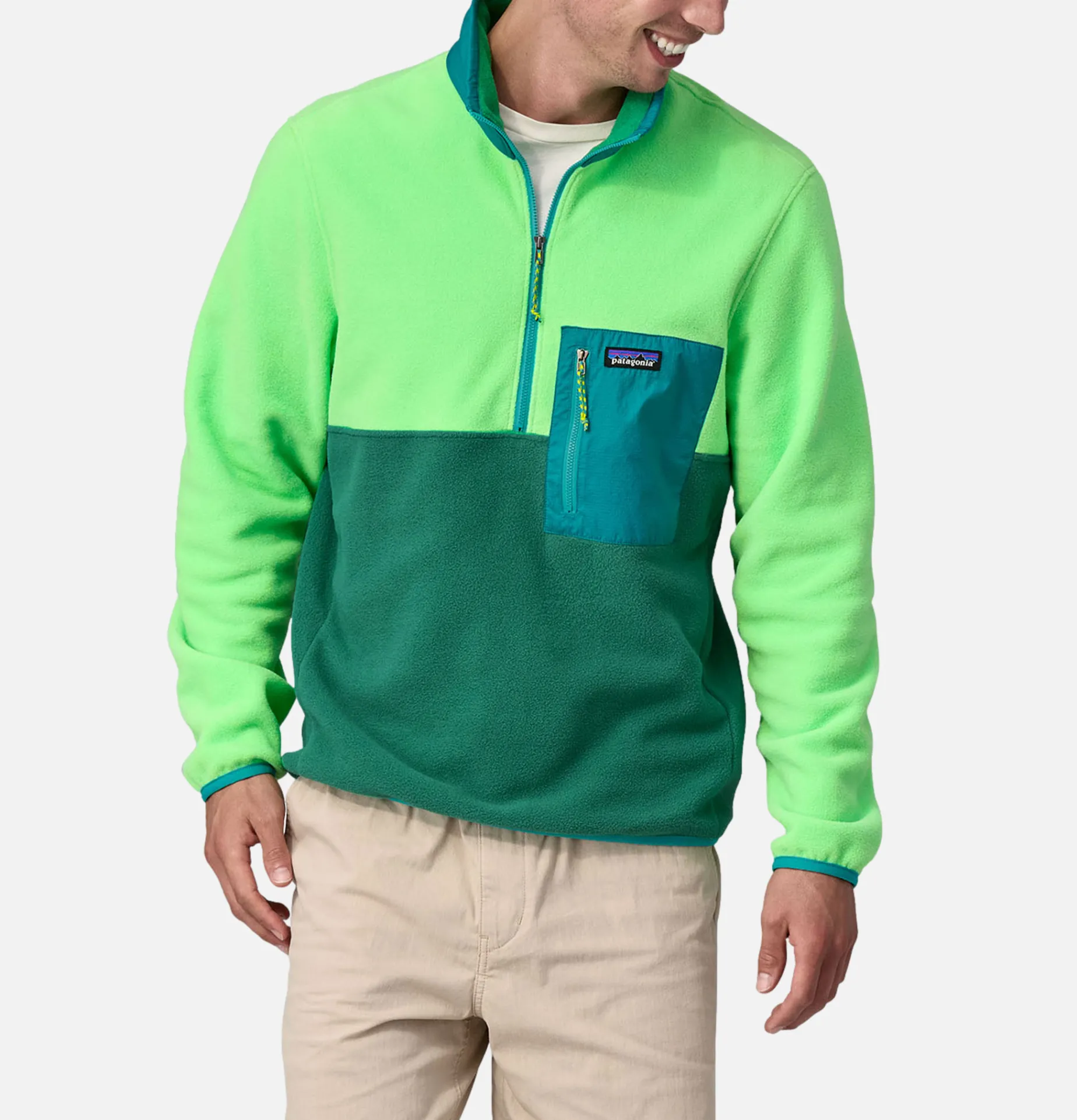 PATAGONIA M's Microdini Zip P/o Gtrn