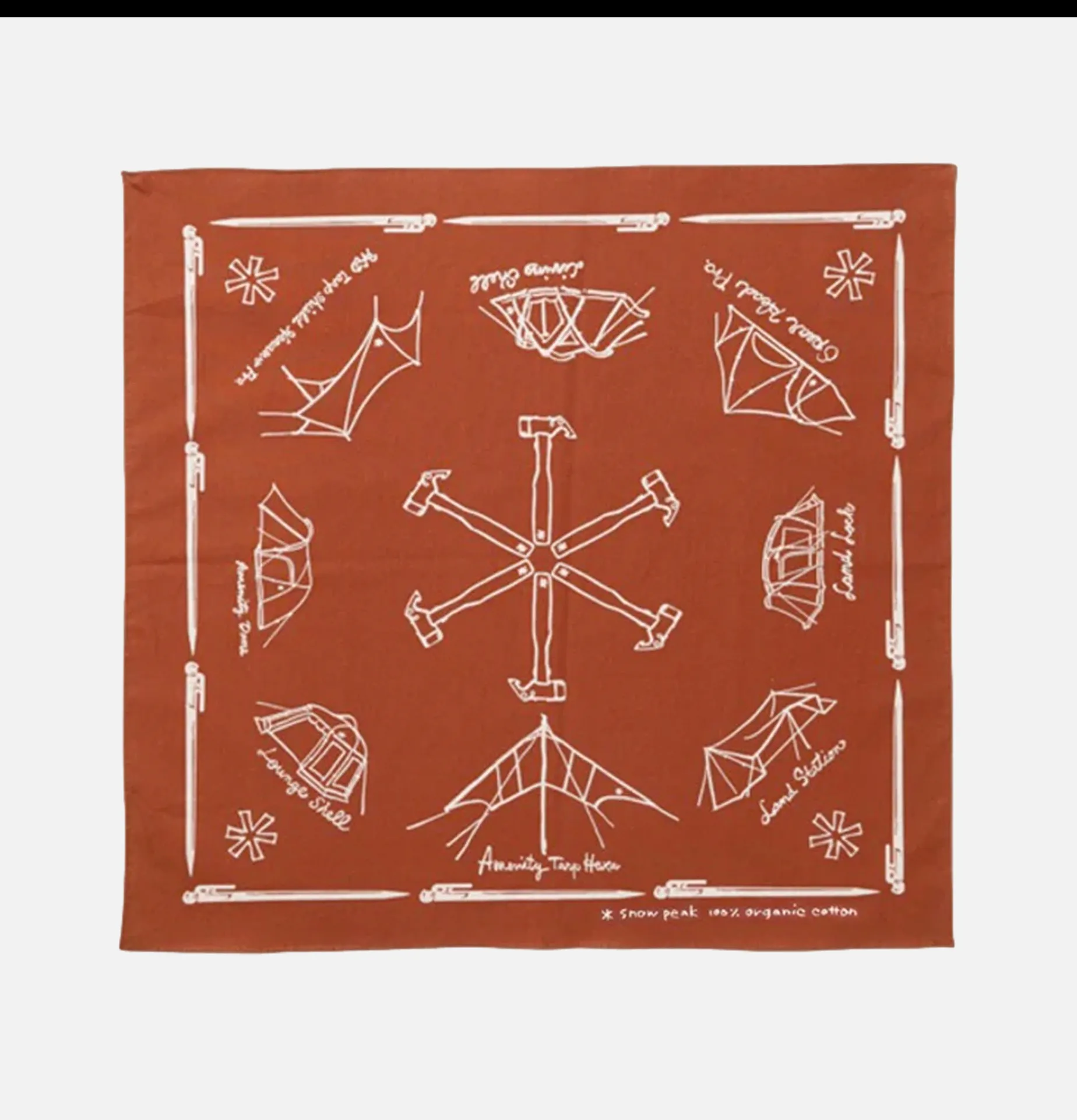 SNOW PEAK Noasobi Bandana Orange