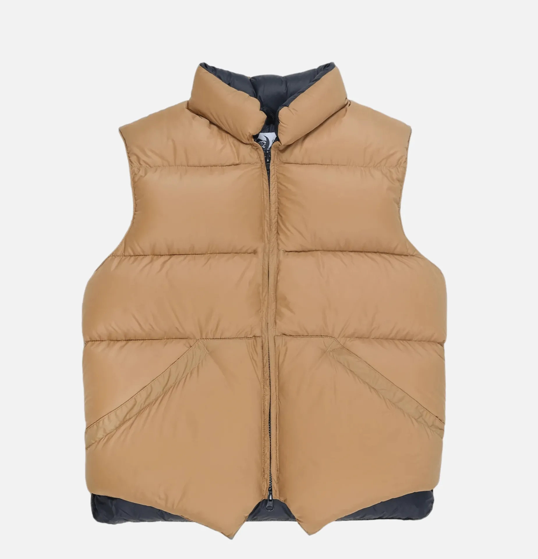 CRESCENT DOWN WORKS North By Northwest Vest Dark Tan