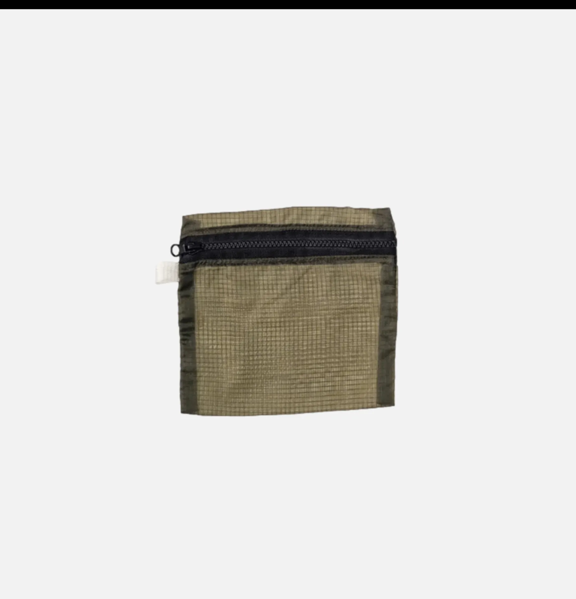 PUEBCO Nylon Fabric Pouch Medium Olive