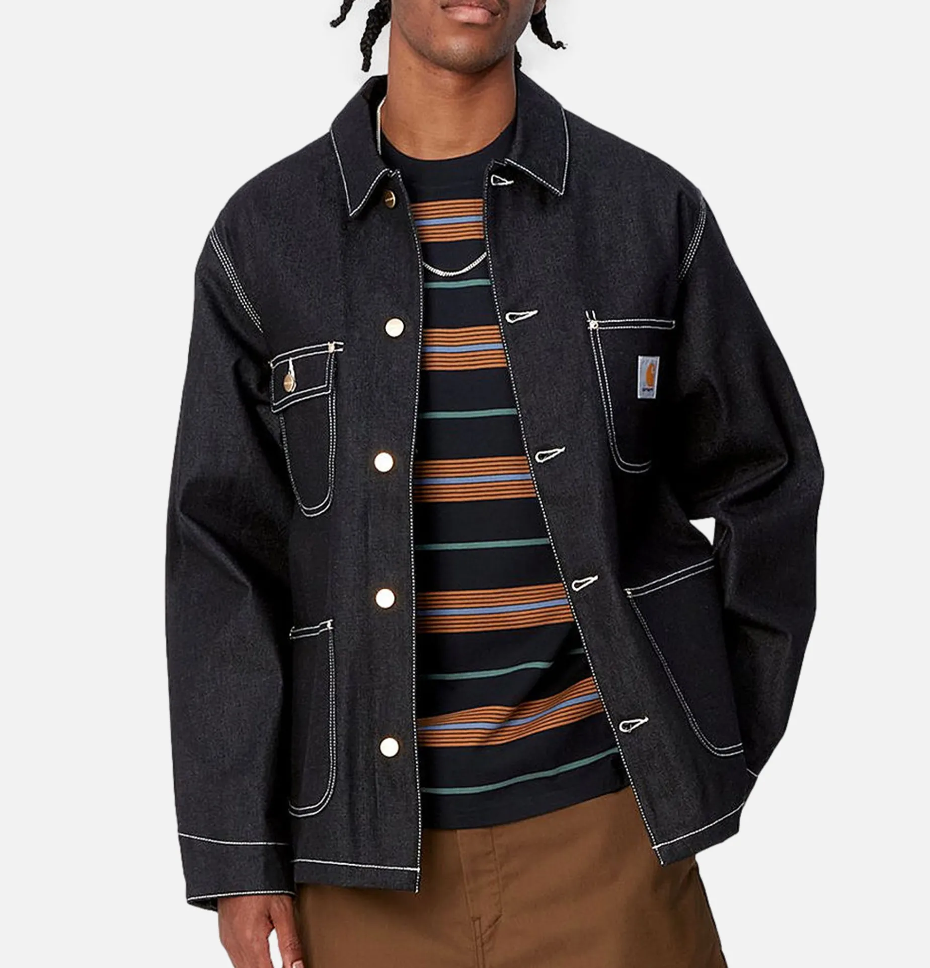 CARHARTT WIP Og Chore Coat Black Rigid