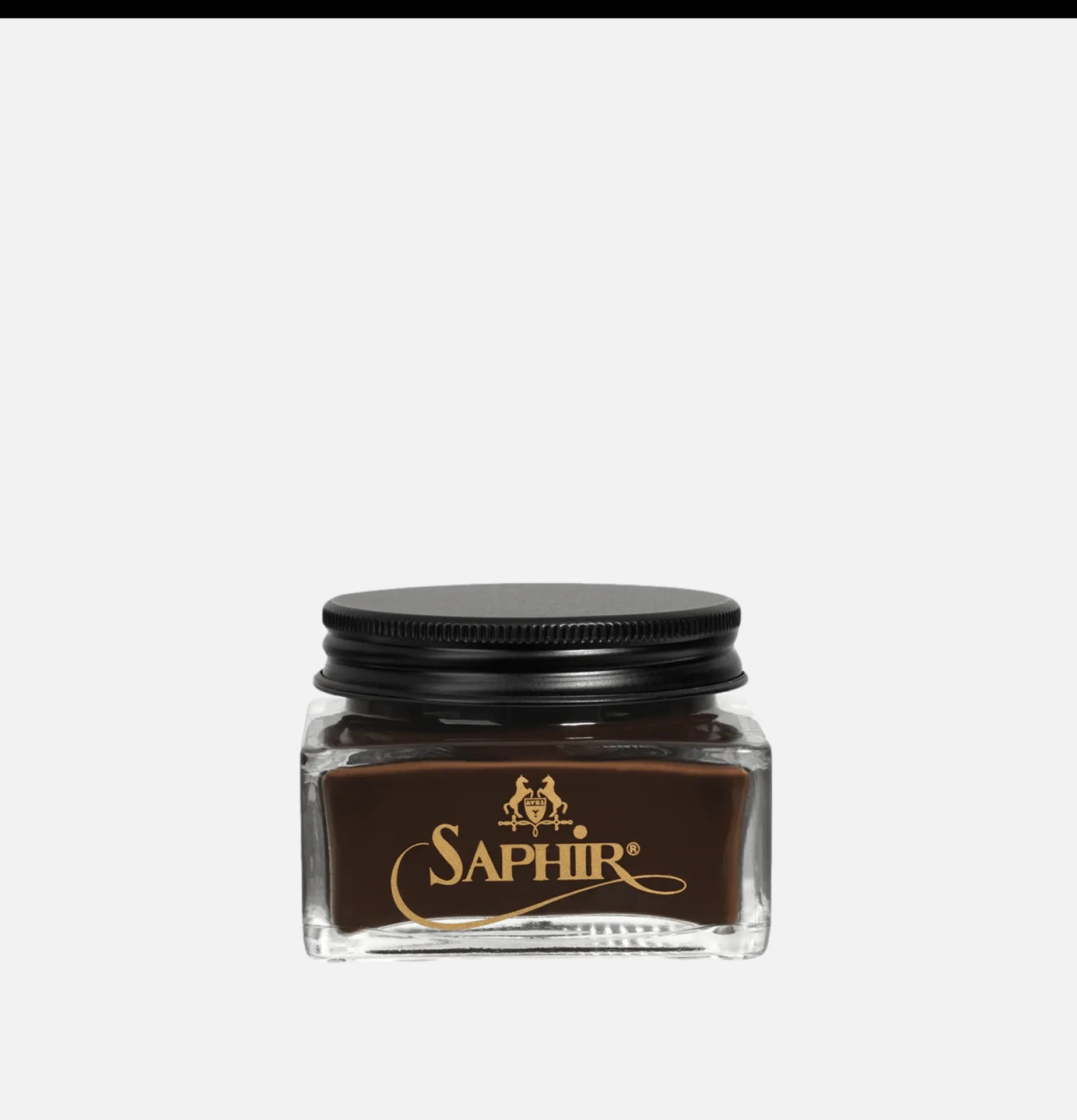 SAPHIR MEDAILLE D'OR Oiled Leather Cream Dark Brown