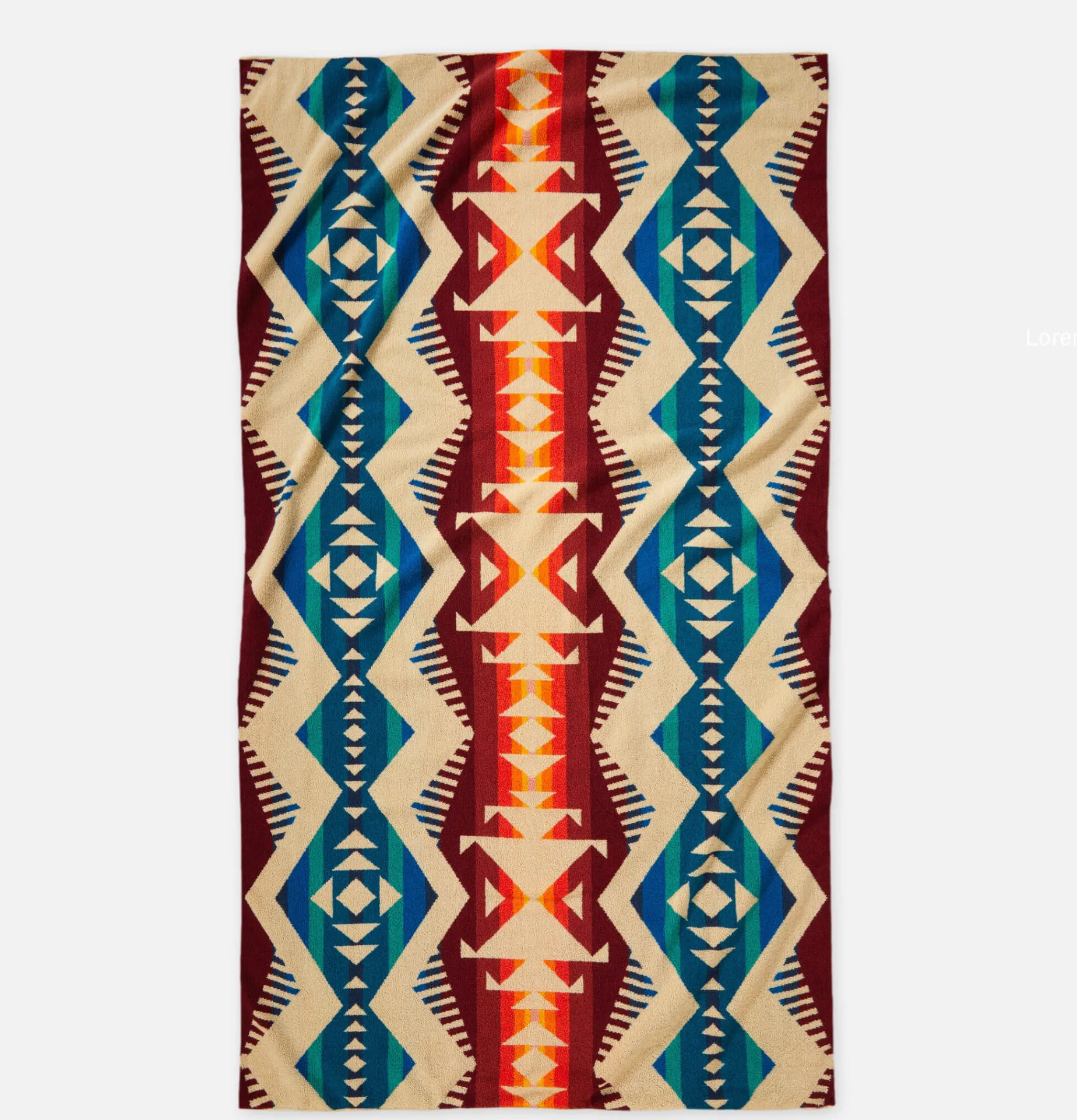 PENDLETON Oversized Jacquard Spa Towel Los Lunas