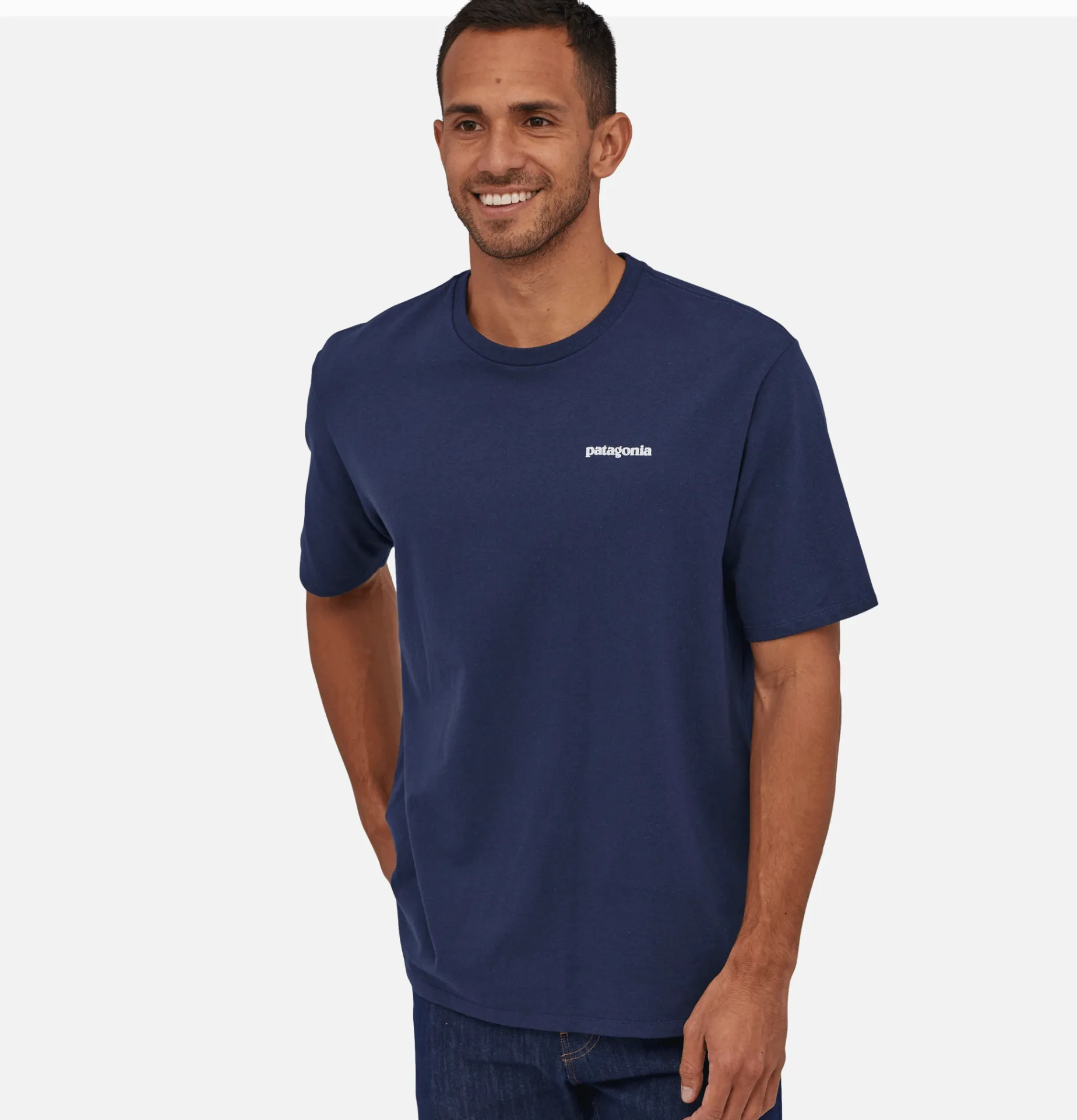 PATAGONIA P6 Logo Tee Classic Navy