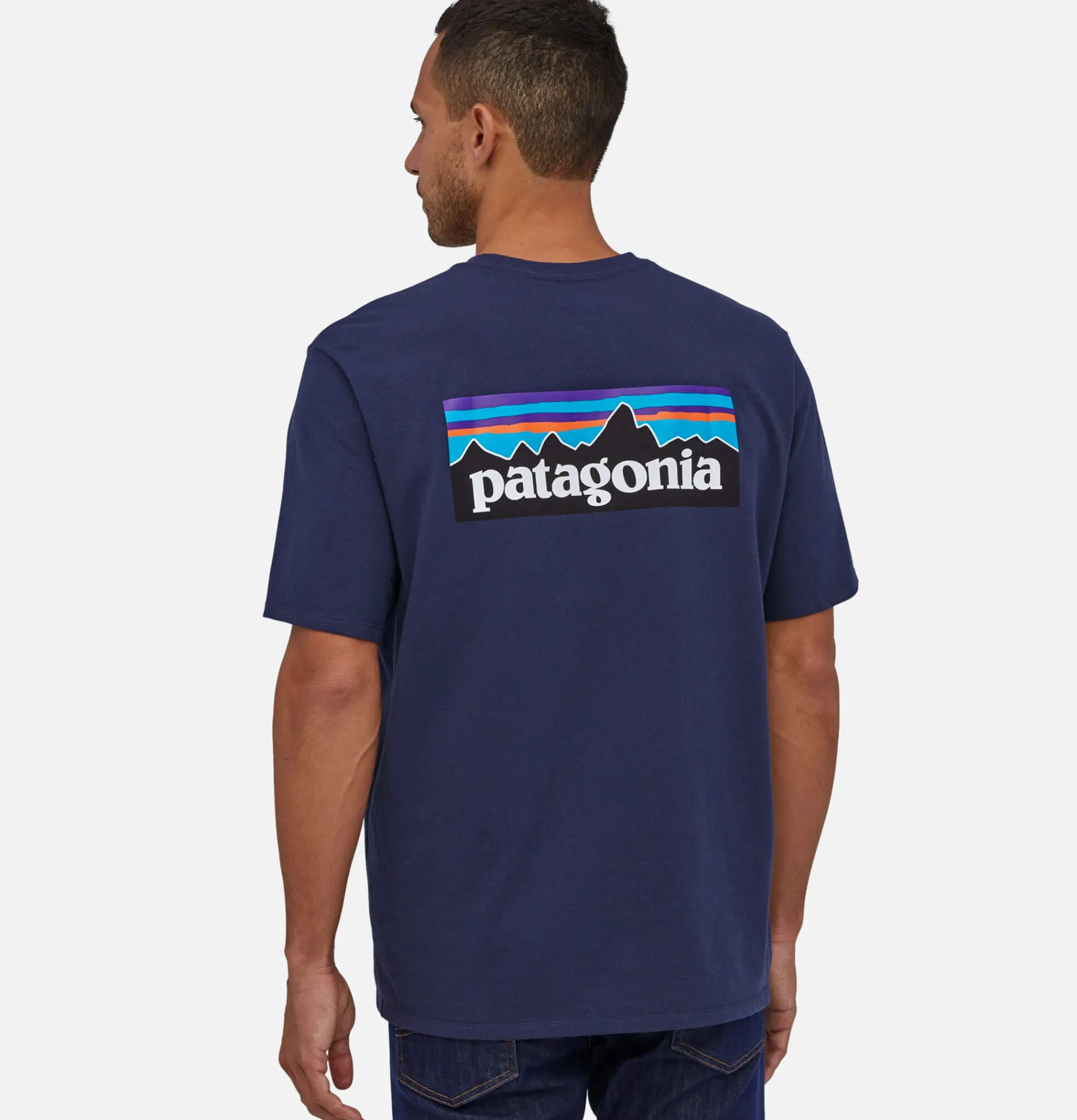 PATAGONIA P6 Logo Tee Classic Navy