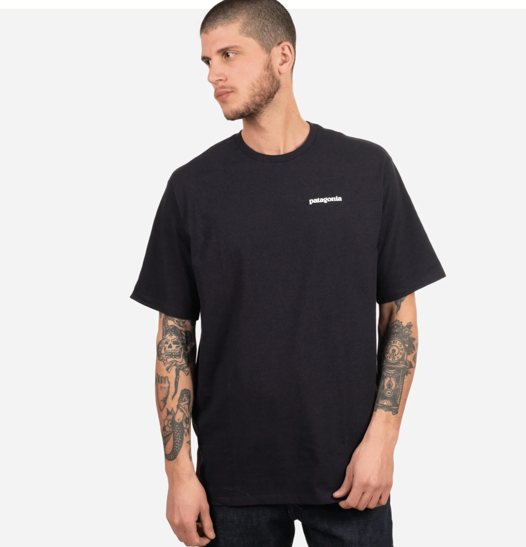 PATAGONIA P6 Logo T-shirt Black