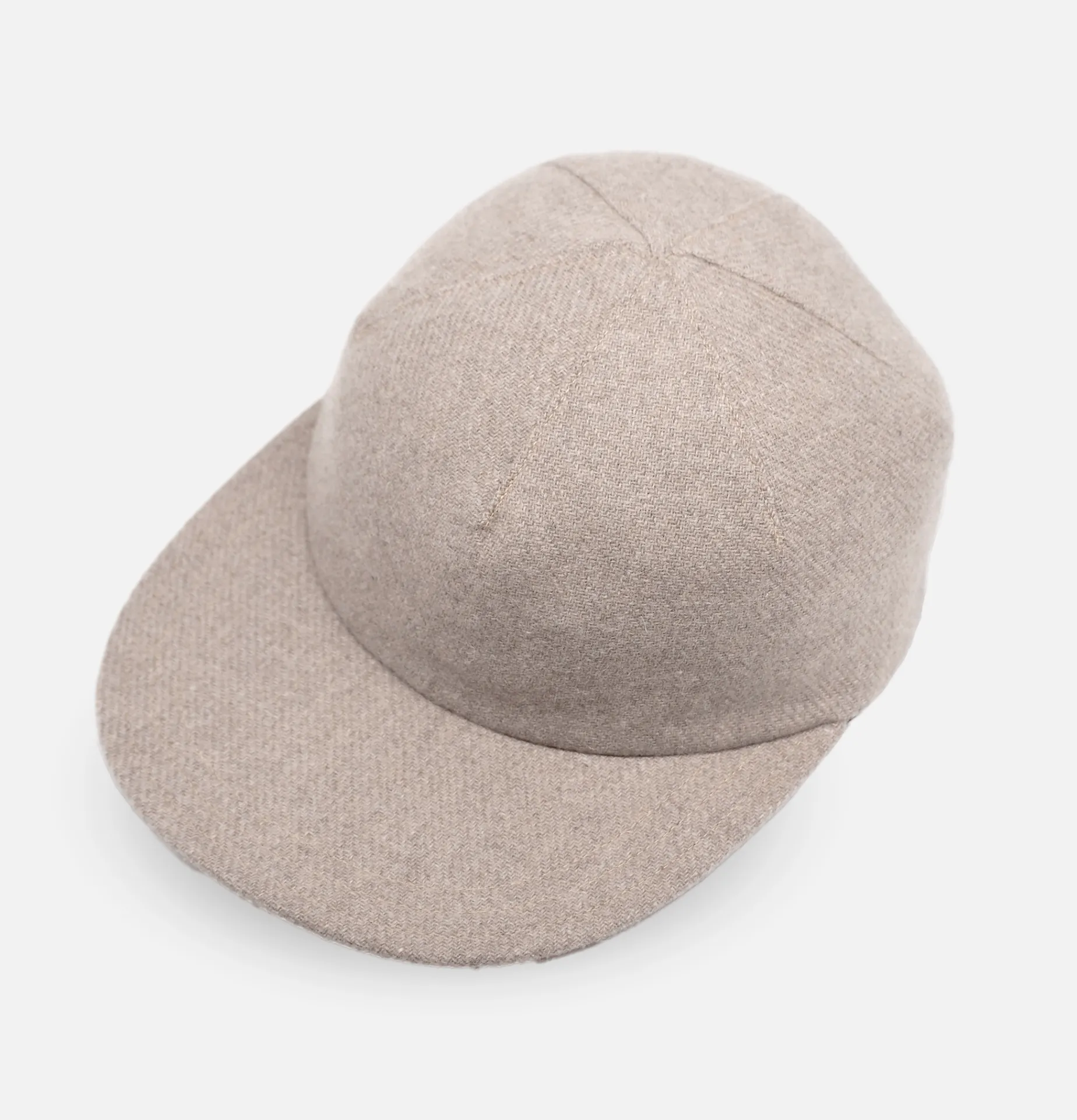 FOUND FEATHER Panel Cap Beige