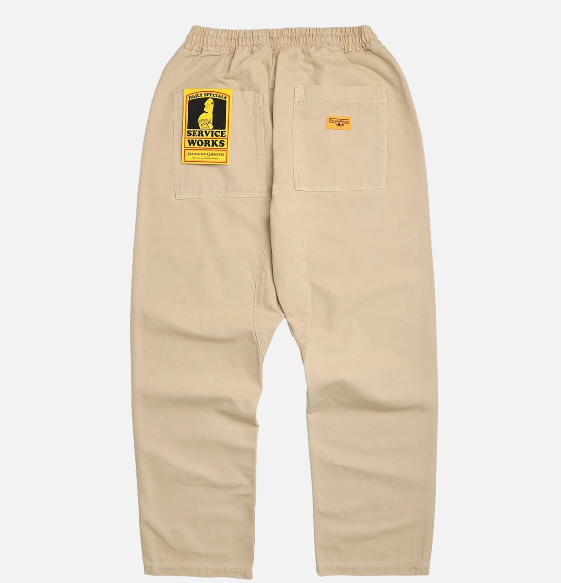 SERVICE WORKS Pantalon Chef Pant Khaki