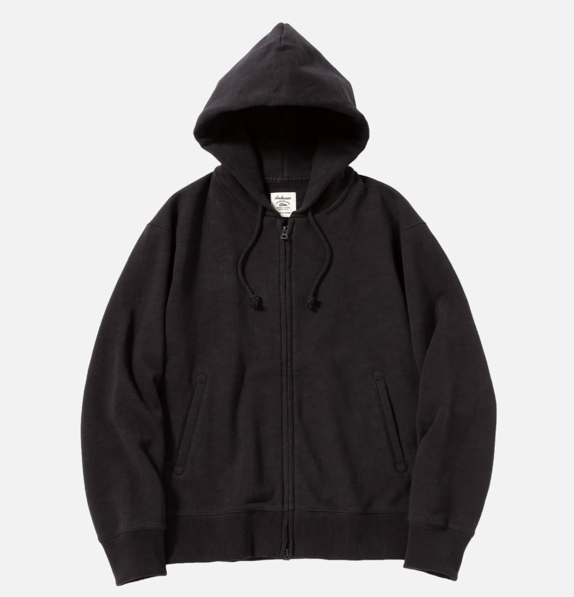 JACKMAN Parka Sweatshirt Black