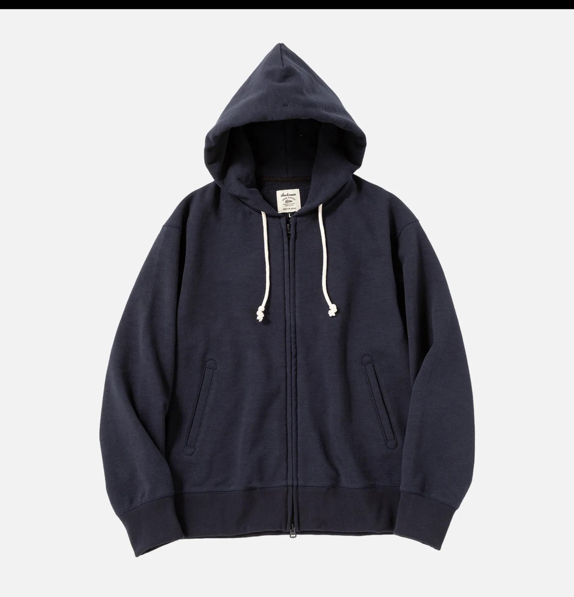 JACKMAN Parka Sweatshirt Navy