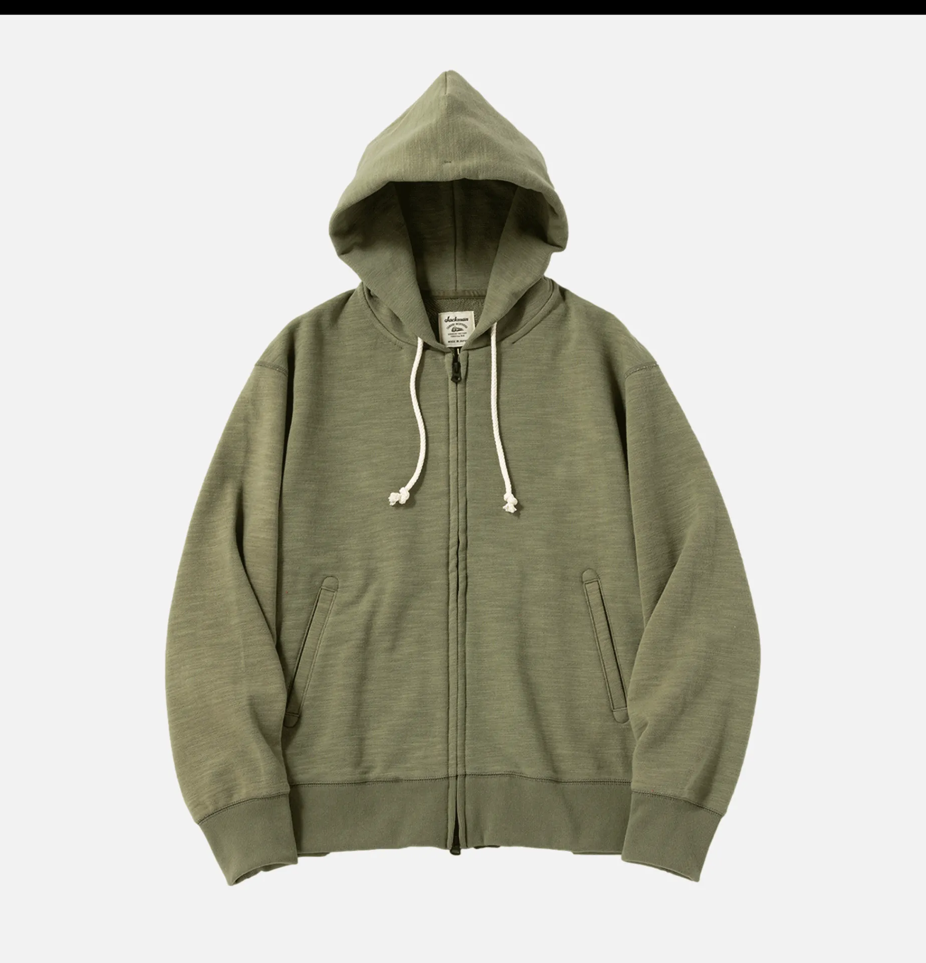 JACKMAN Parka Sweatshirt Olive