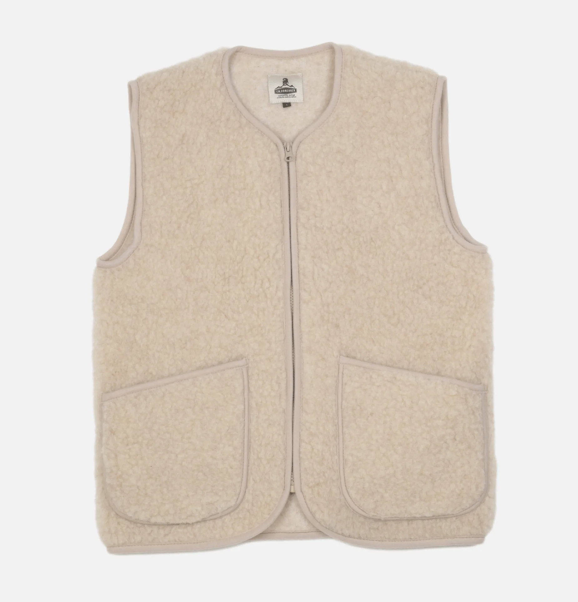 COLDBREAKER Pepitco Vest Beige