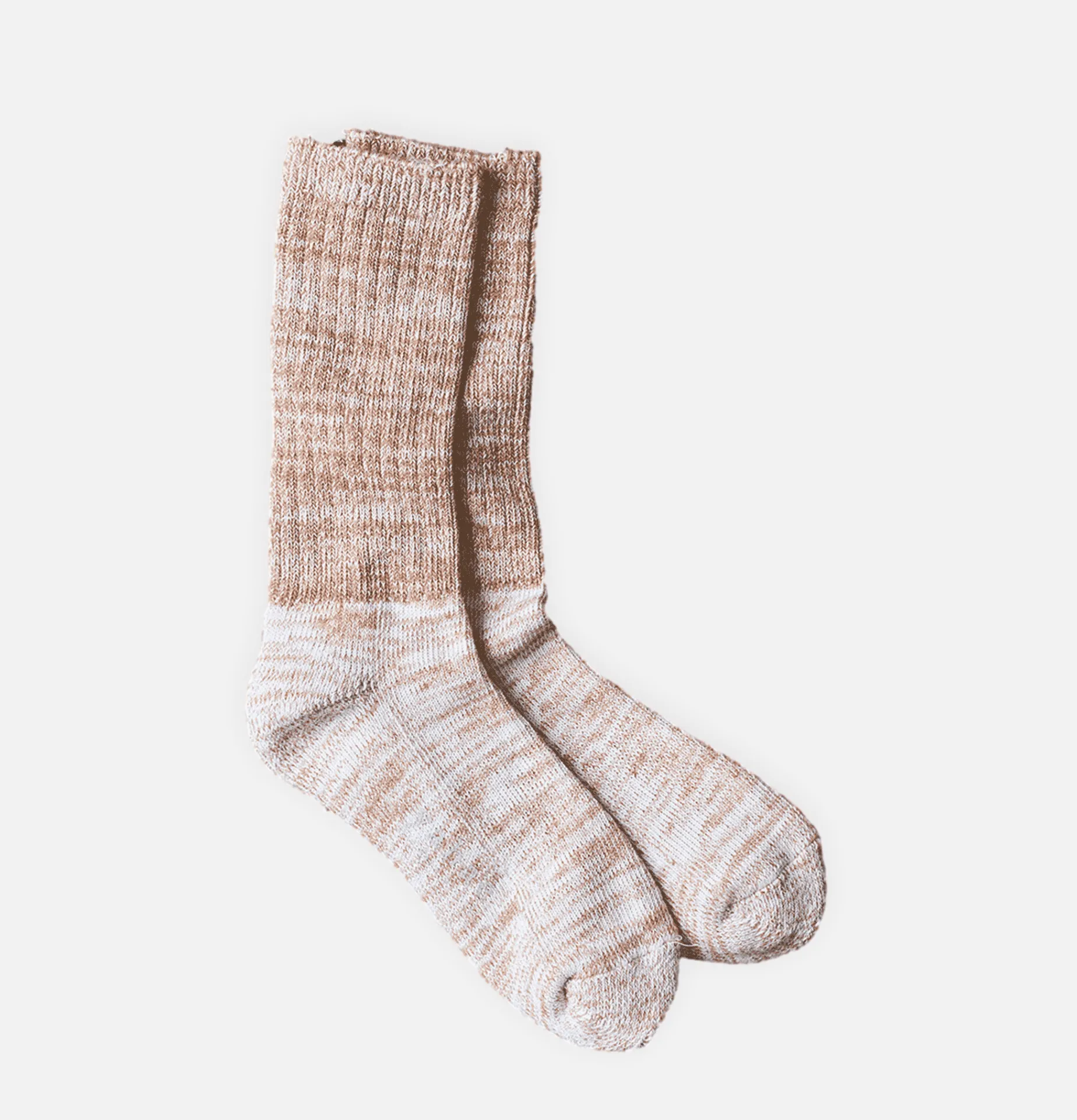 YAHAE Pile Socks Brown