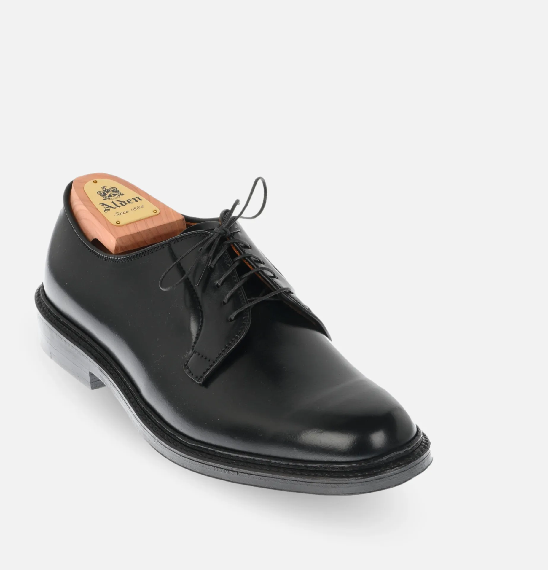 ALDEN SHOE CO 9901 - Plain Toe Blucher Black