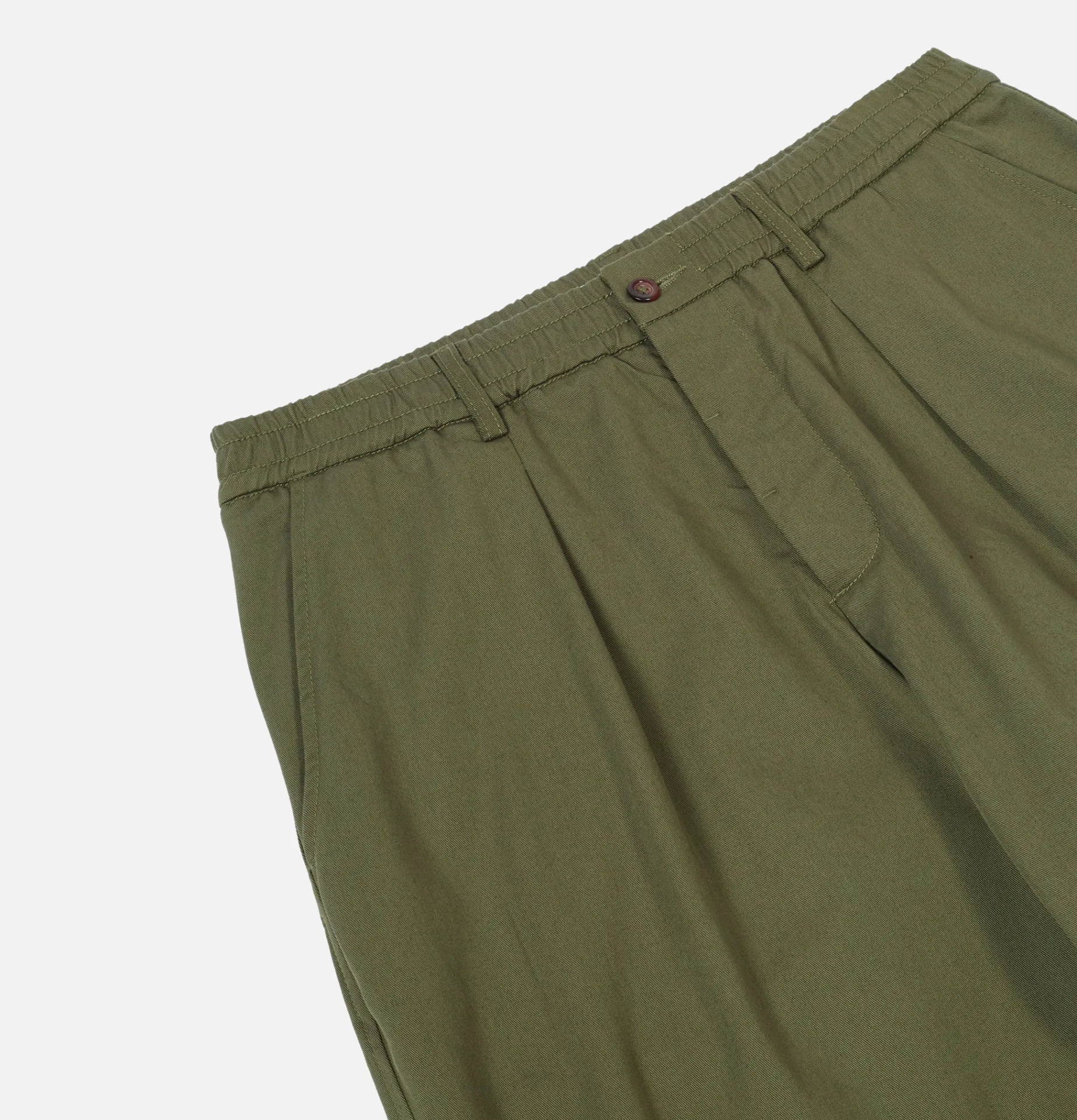 UNIVERSAL WORKS Pleated Track Pant Olive