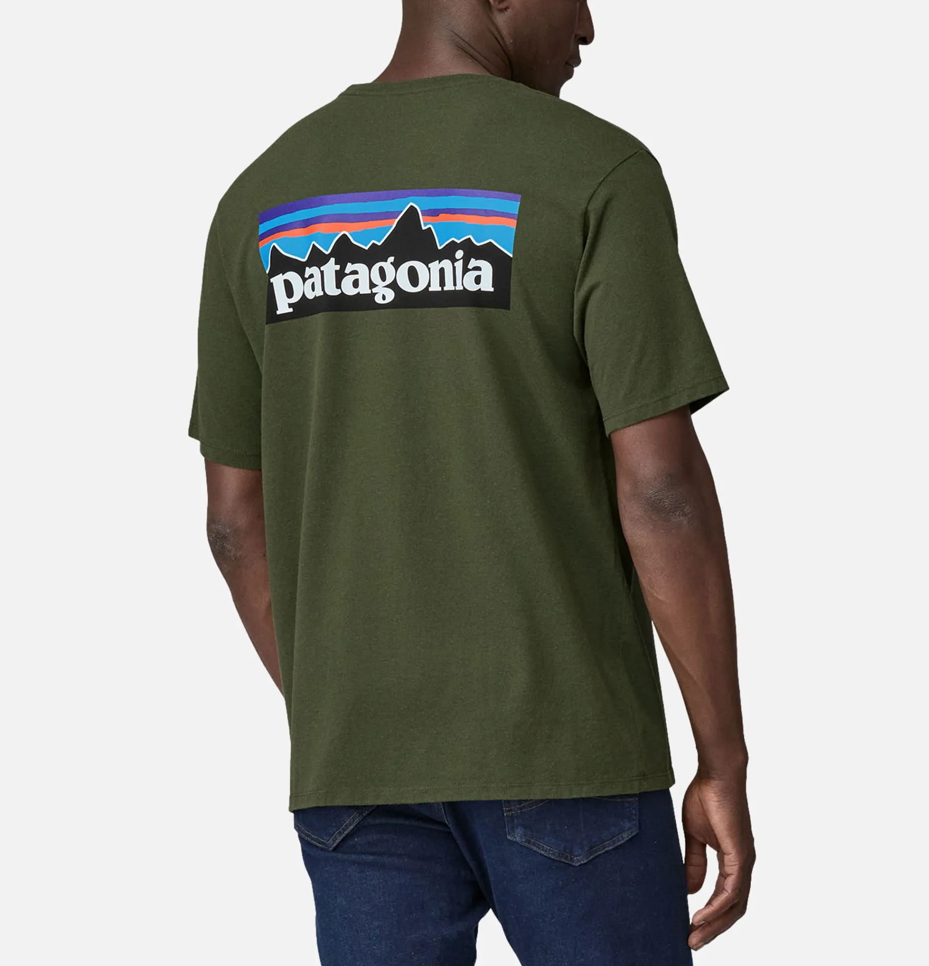 PATAGONIA P6-logo Tee Torrey Pine Green