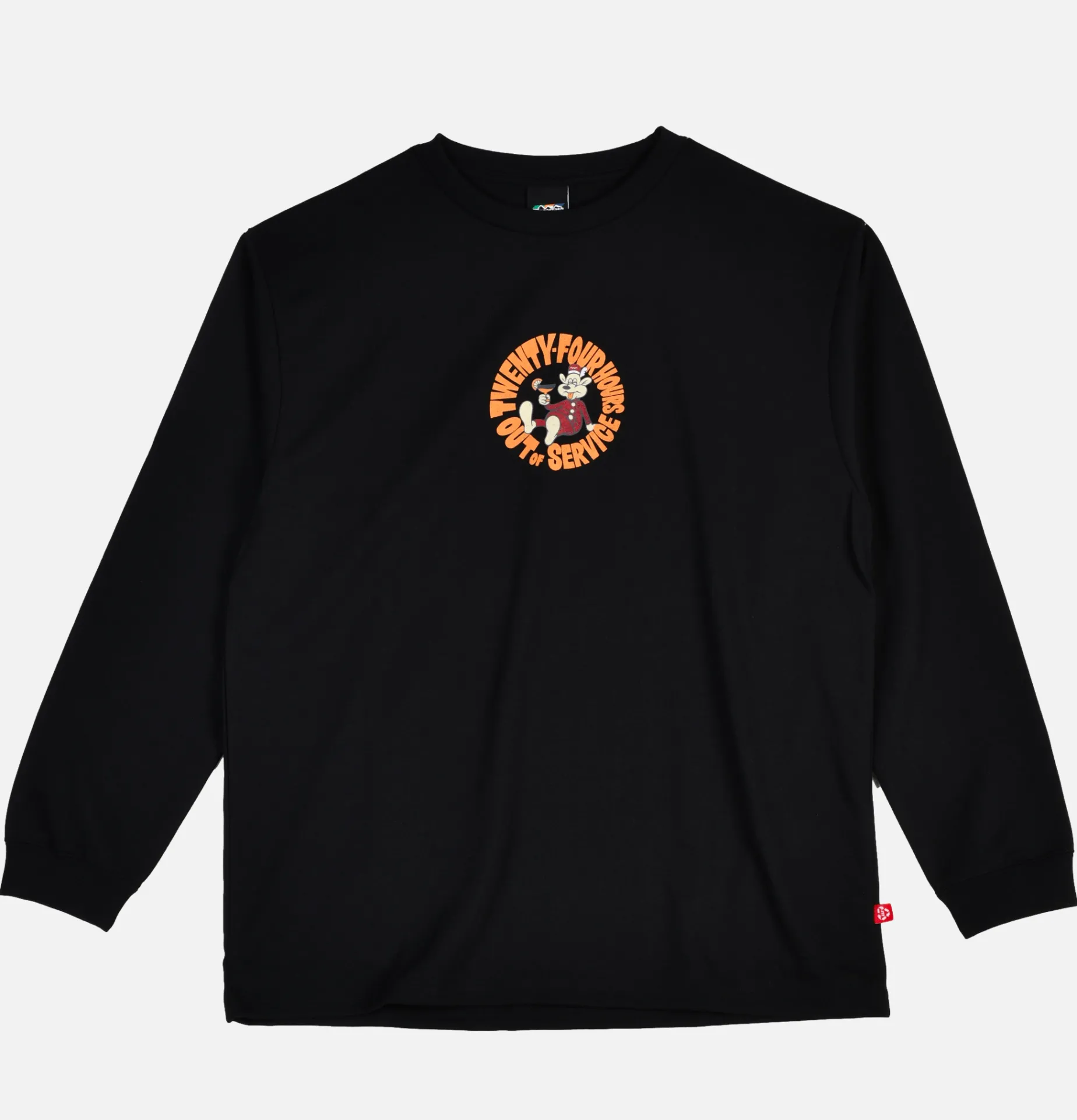 MANASTASH Poly Tee Ls 24hrs Black