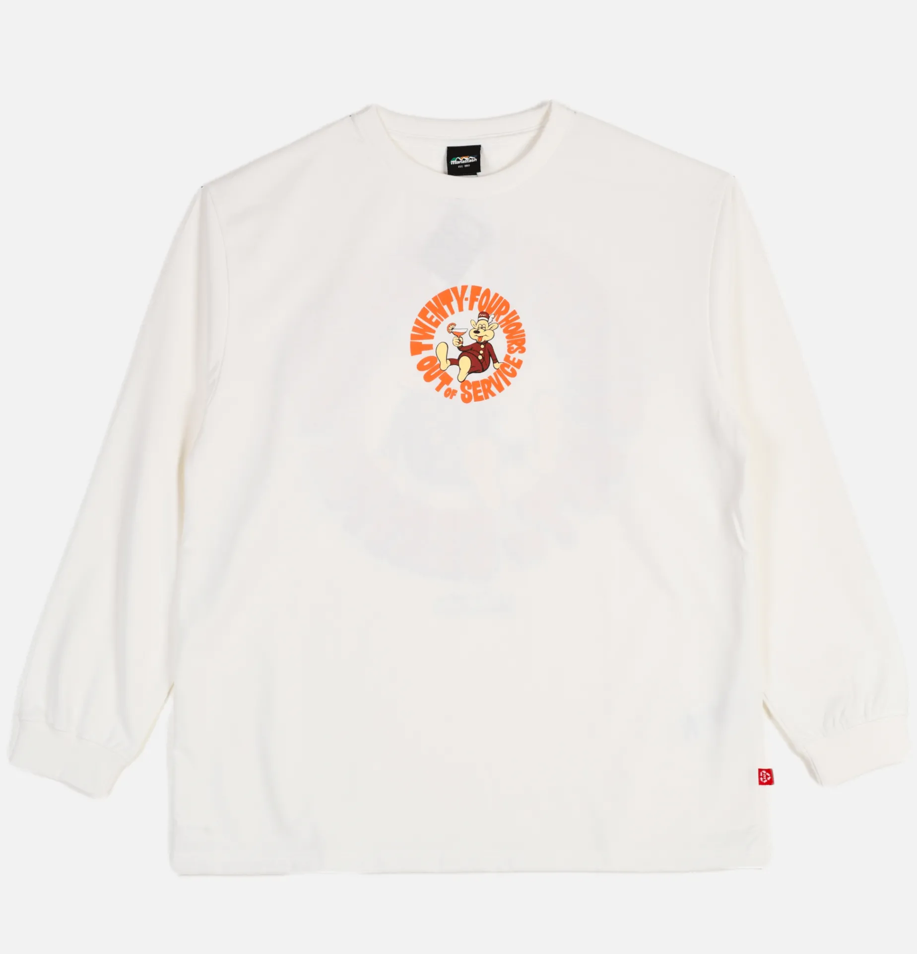 MANASTASH Poly Tee Ls 24hrs White