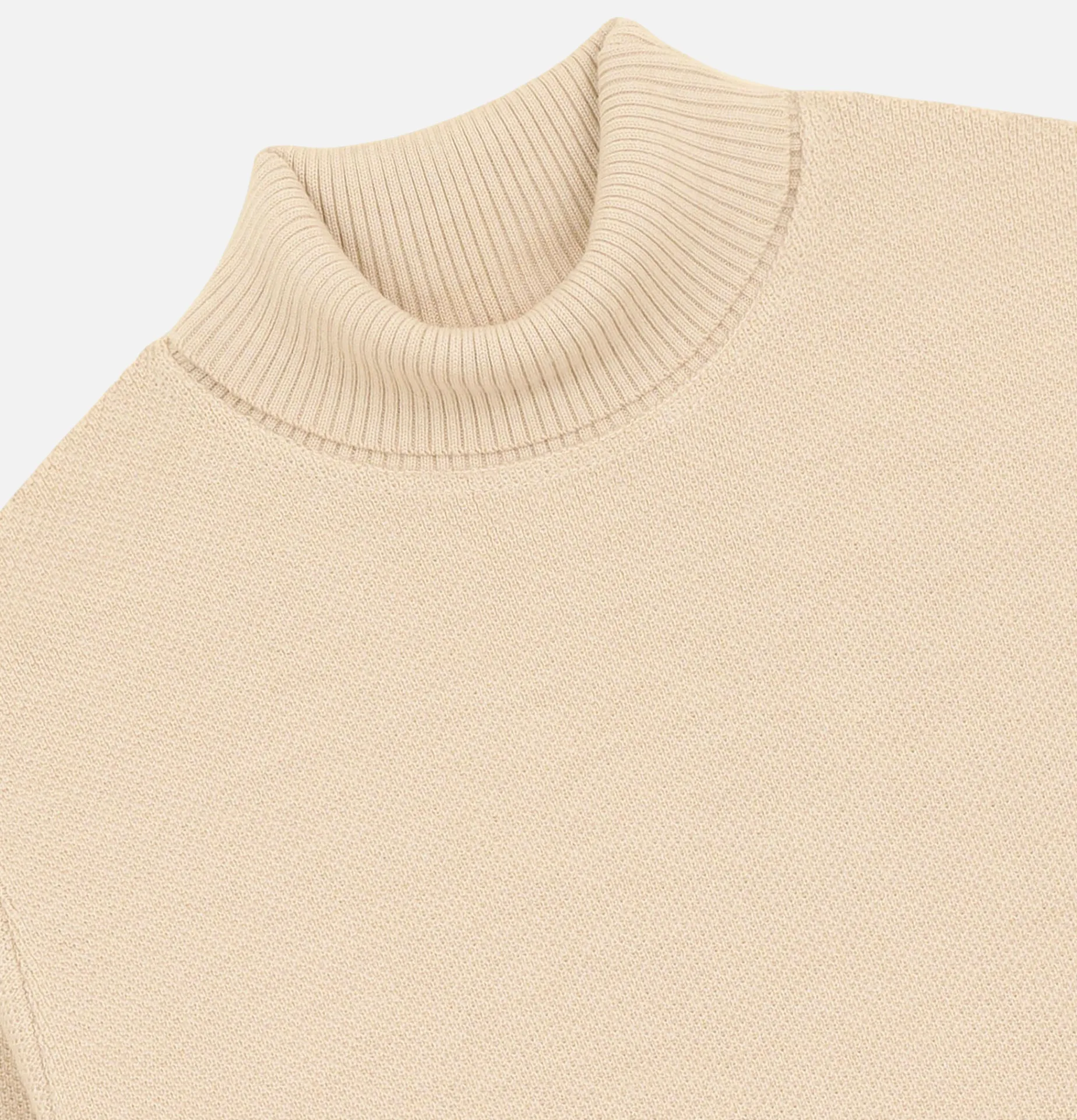 NITTO KNITWEAR Pull Col Roule Youri Natural