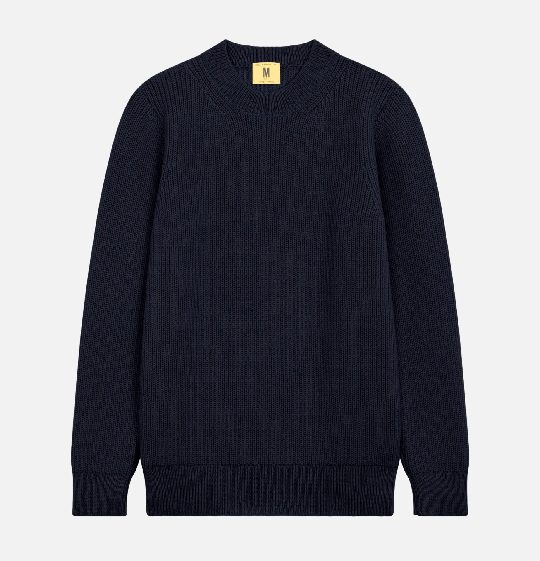 NITTO KNITWEAR Pull Vasken Col Rond Navy