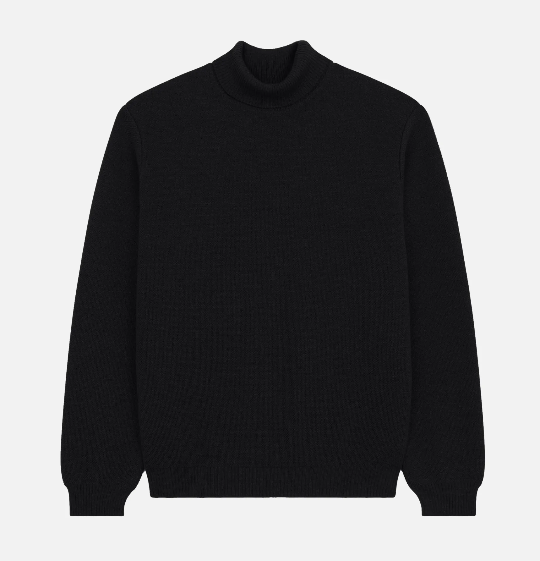 NITTO KNITWEAR Pull Youri Col Roulé Black