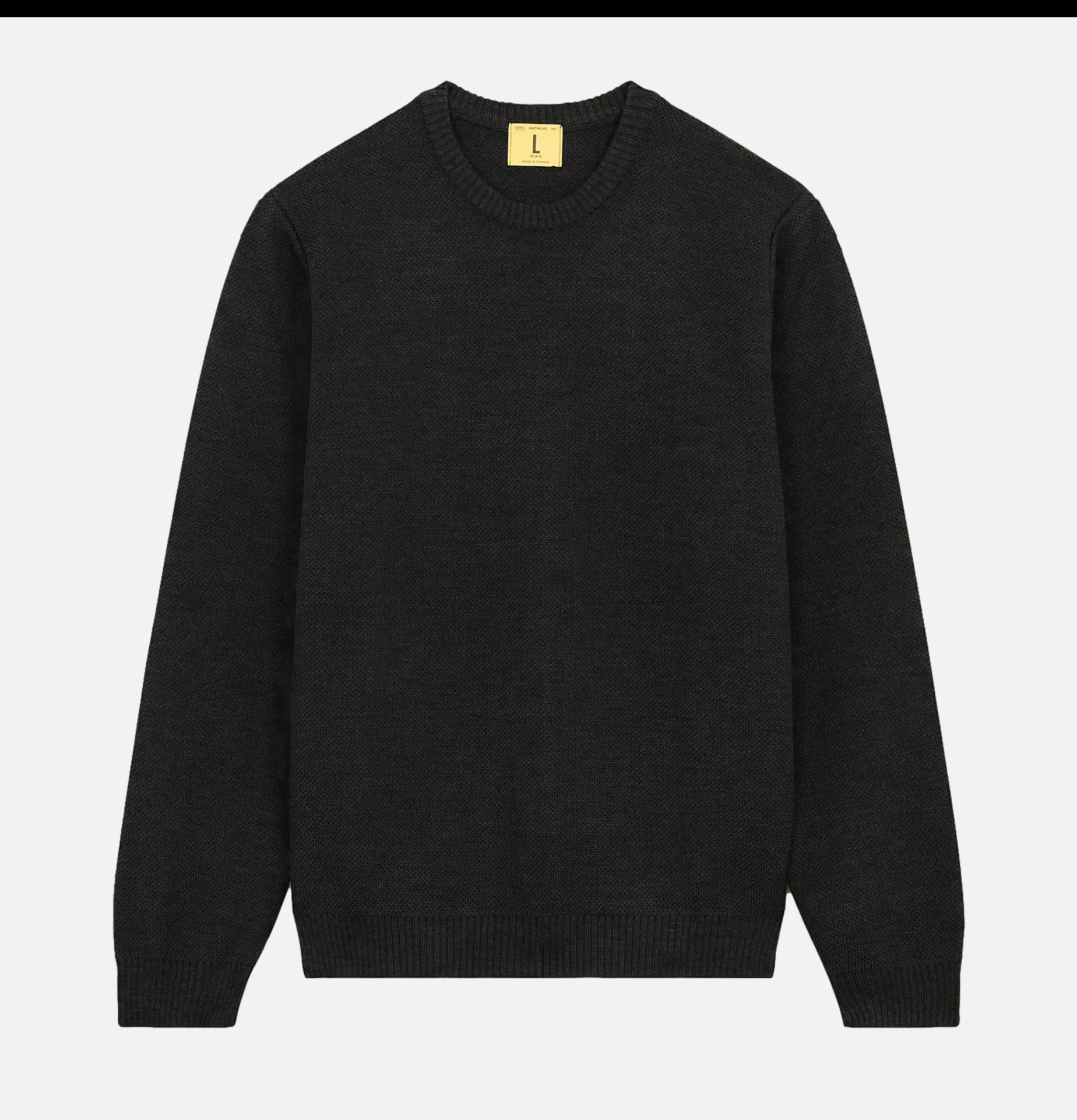 NITTO KNITWEAR Pull Youri Round Neck Anthracite