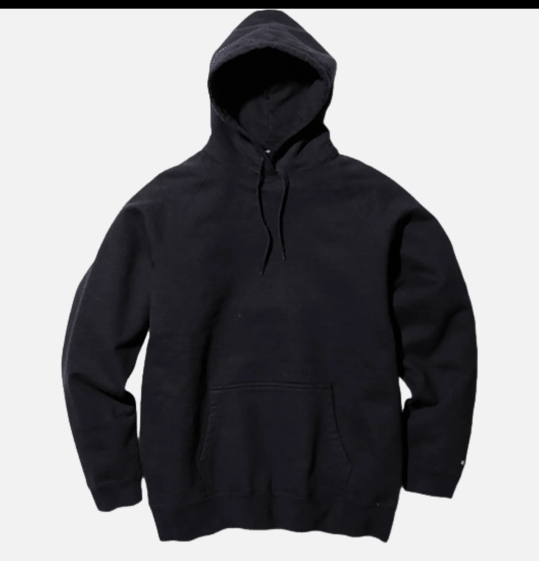 SNOW PEAK Recycled Cotton Hoodie Black