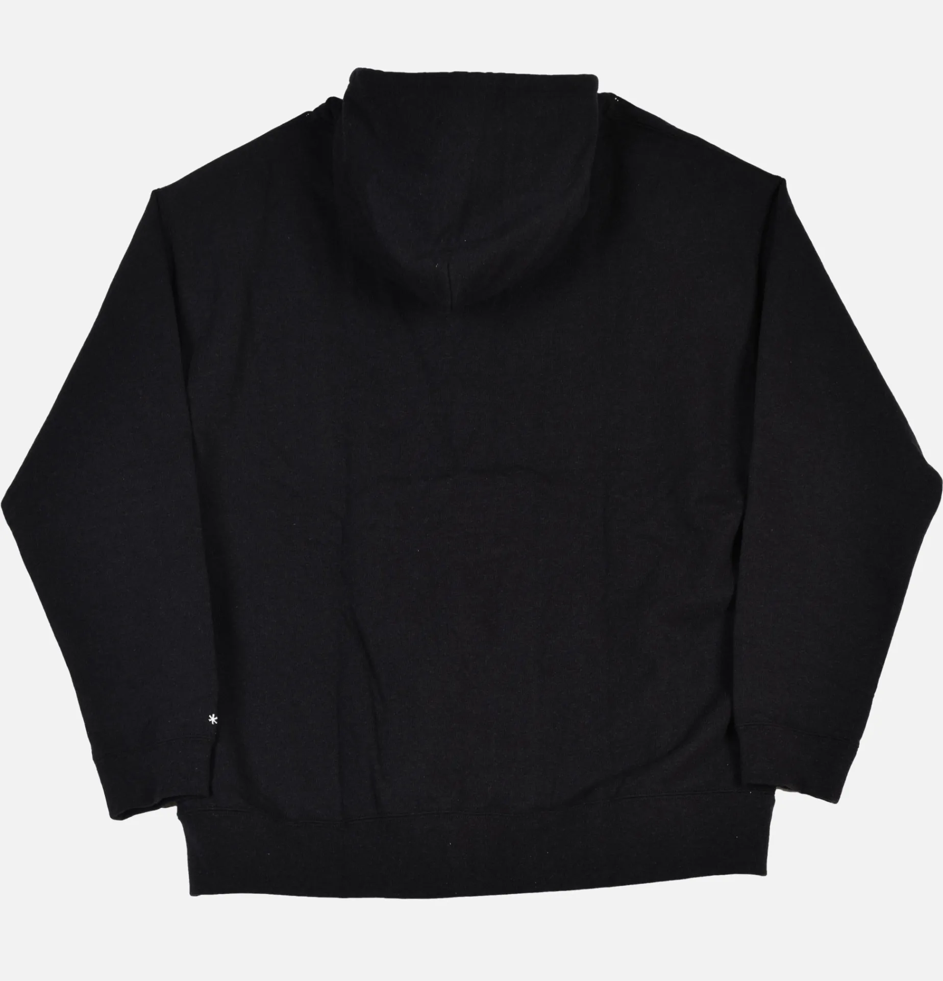 SNOW PEAK Recycled Cotton Zipup Hoodie Black