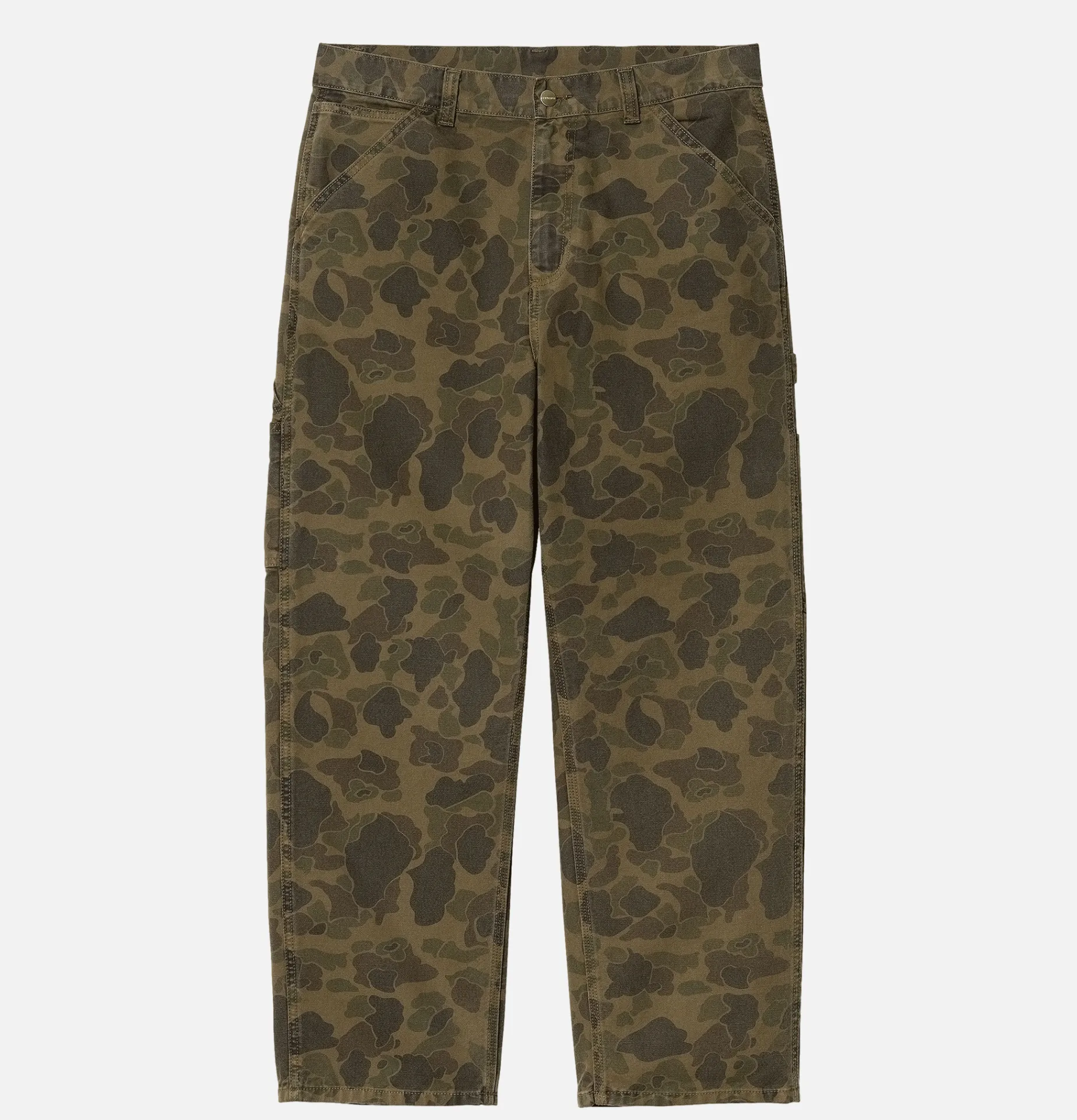 CARHARTT WIP Single Knee Camo Duck Green