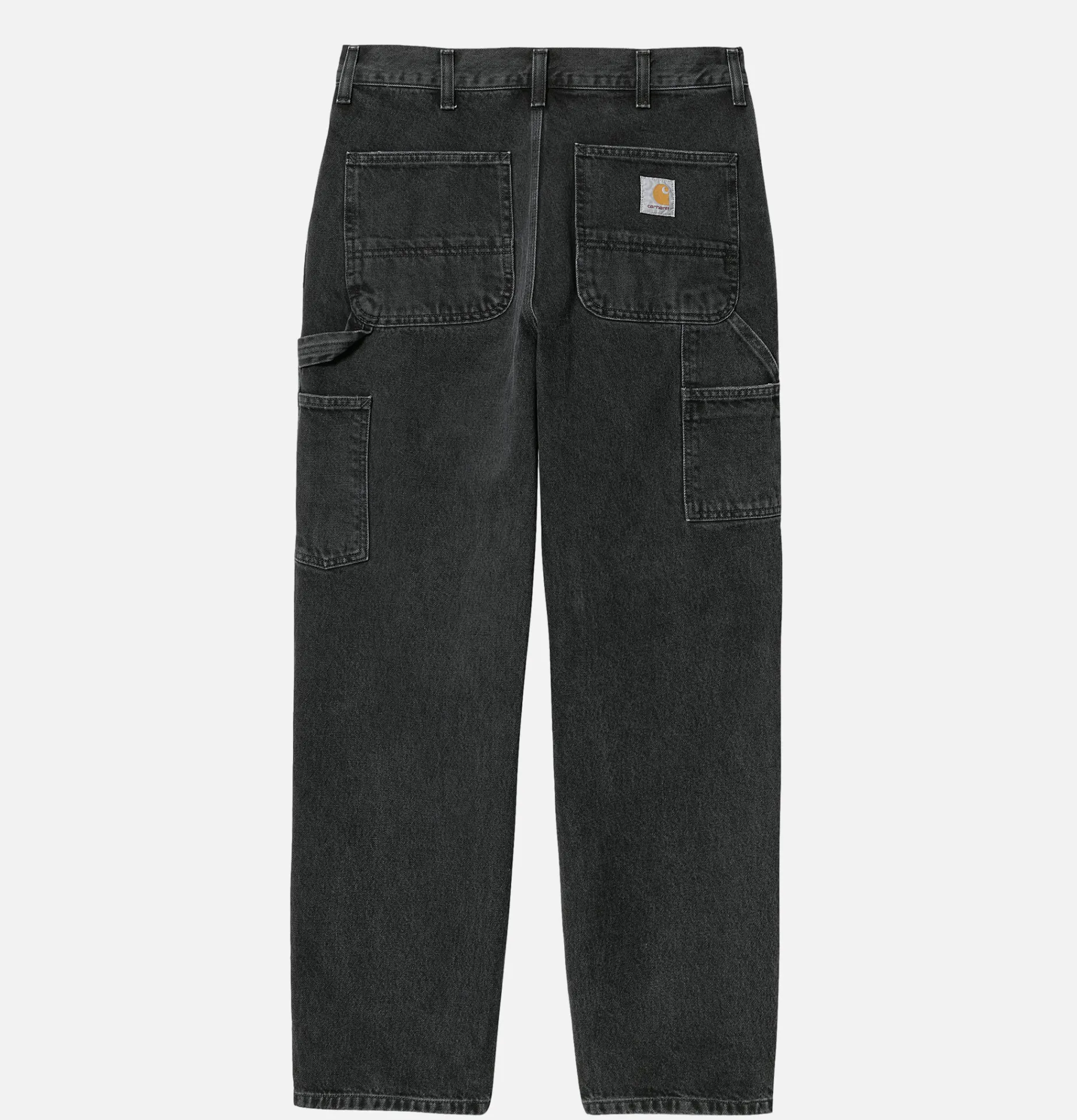 CARHARTT WIP Single Knee Pant Denim Black Stone Washed