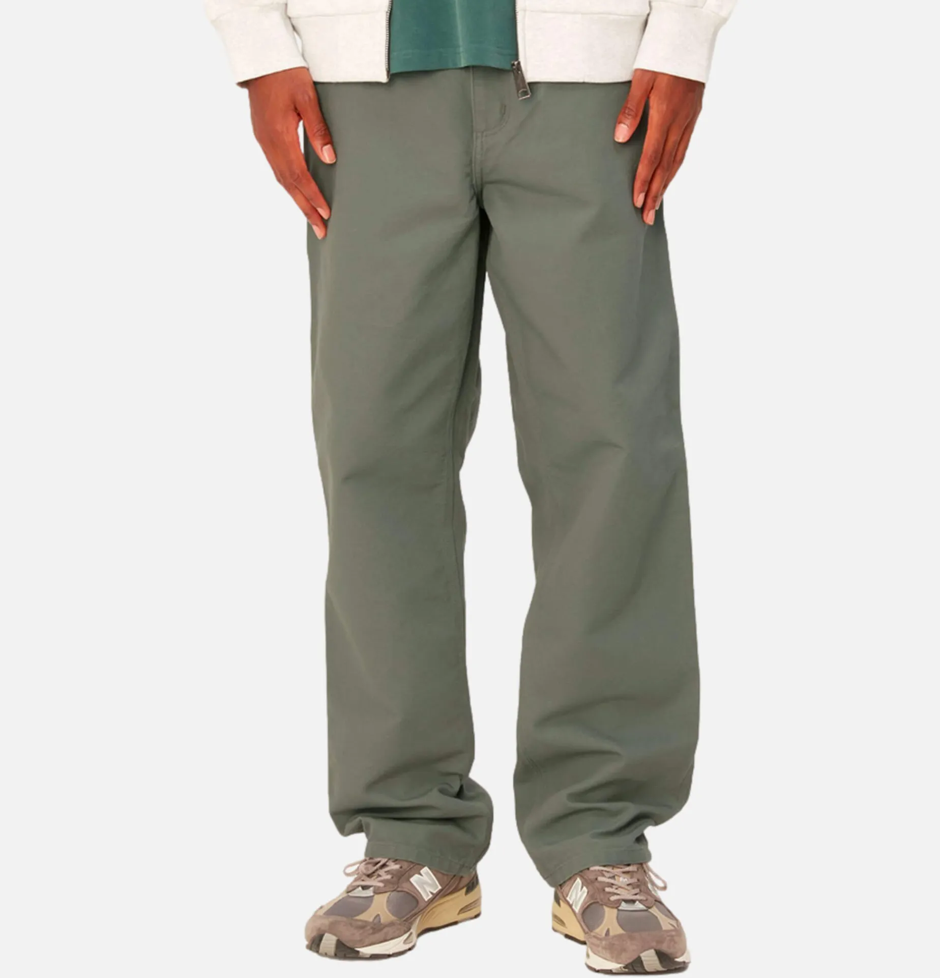 CARHARTT WIP Single Knee Pant Smoke Green